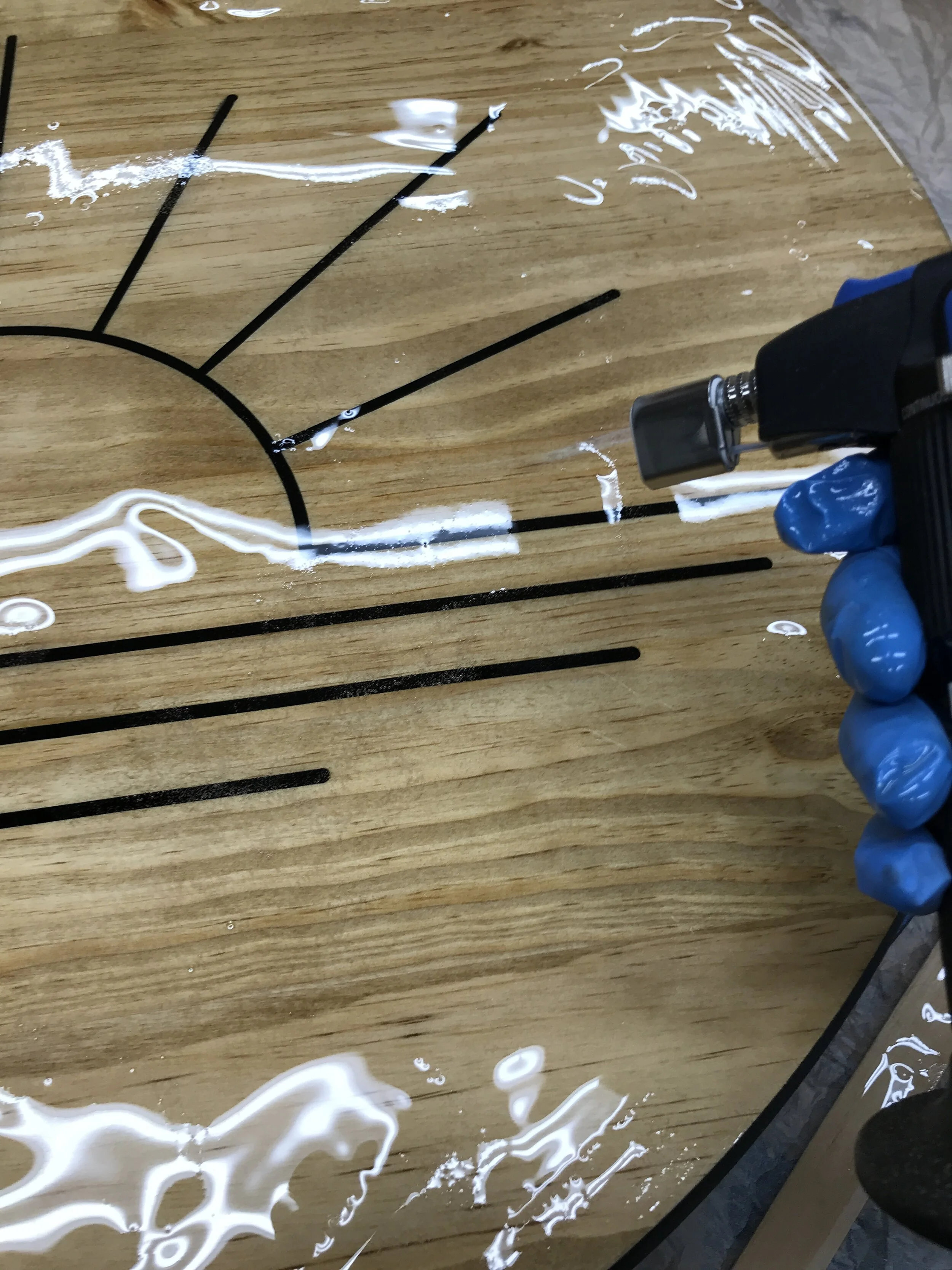 Epoxy Inlay Sunshine Art — the Awesome Orange
