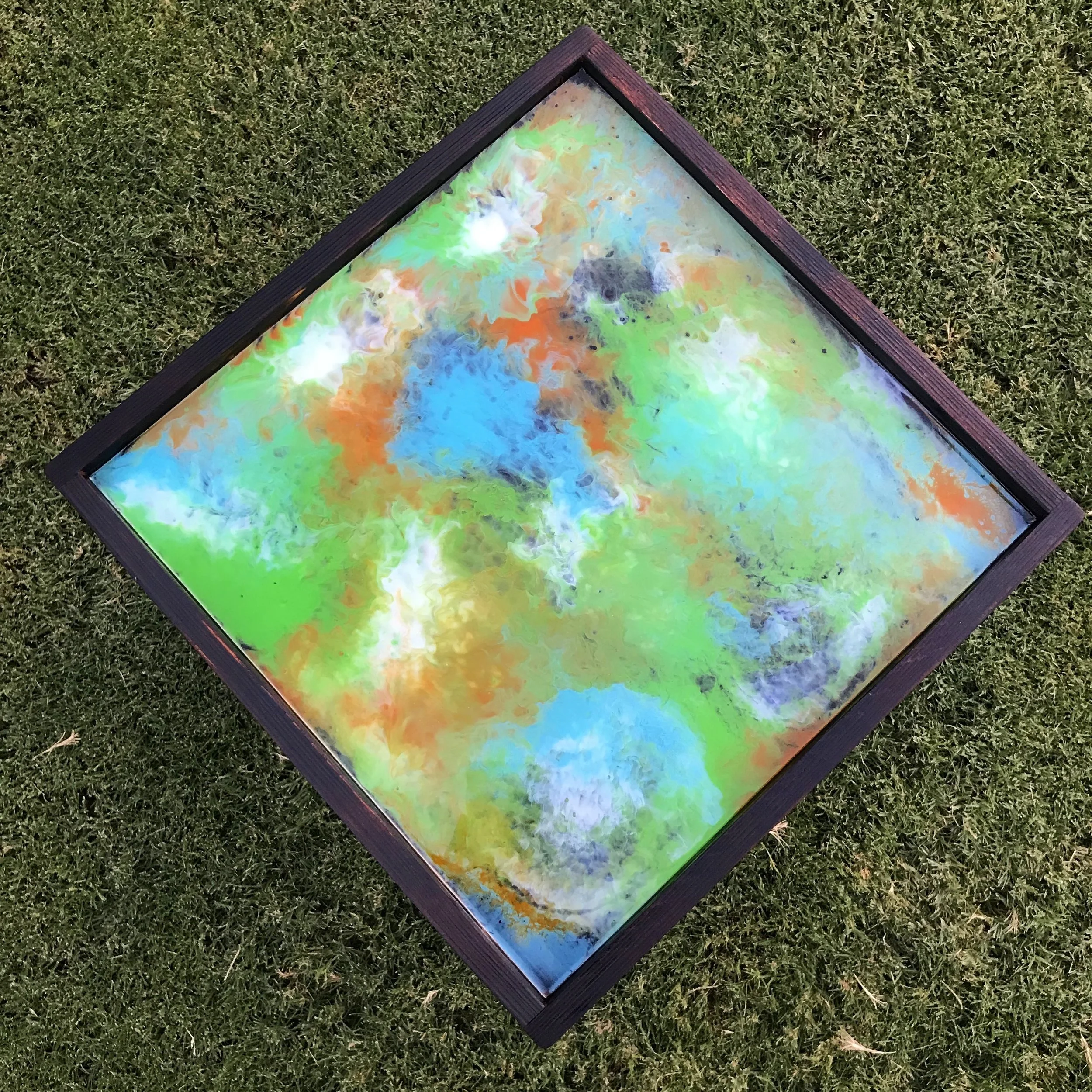 DIY Torched Epoxy Table | Shou Sugi Ban