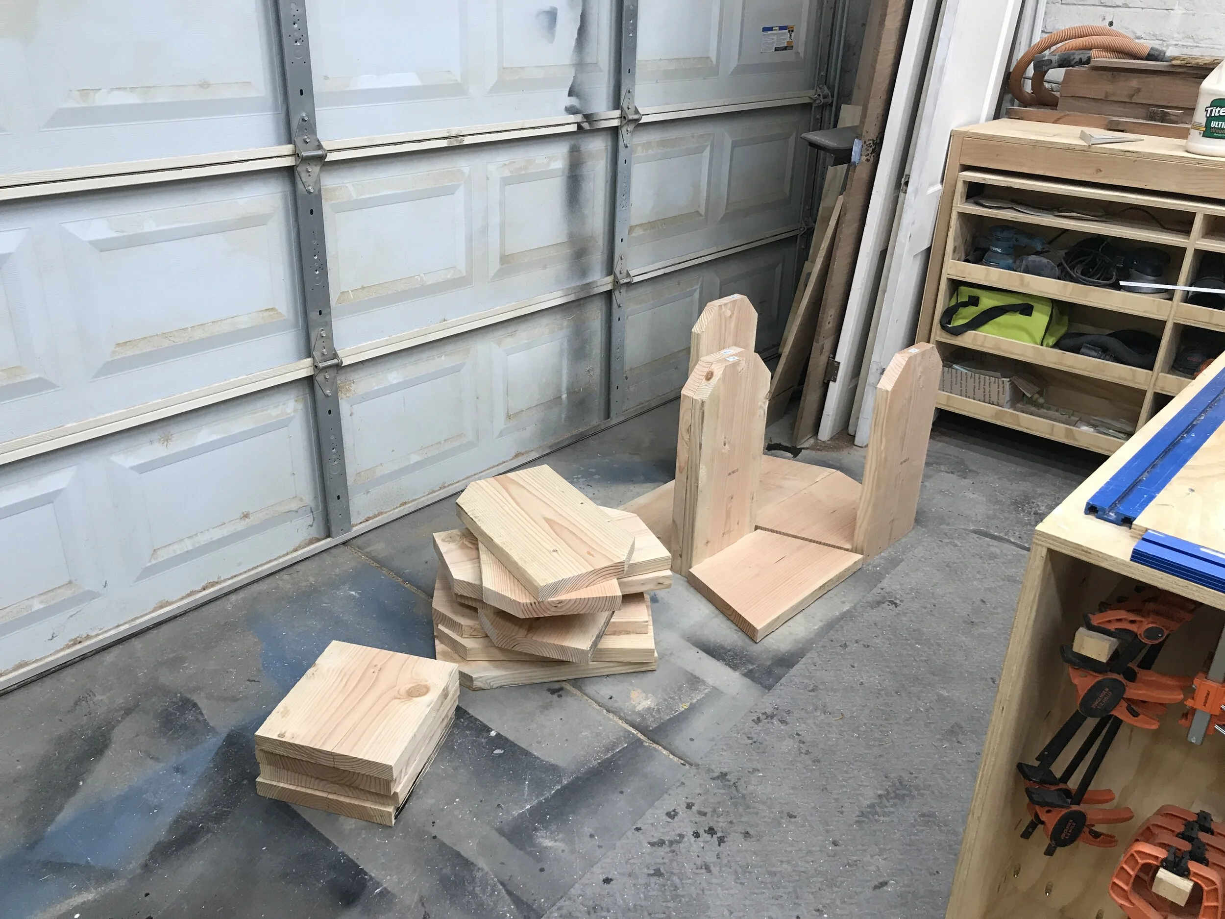 One Board Campfire Chairs | Shou Sugi Ban — the Awesome Orange