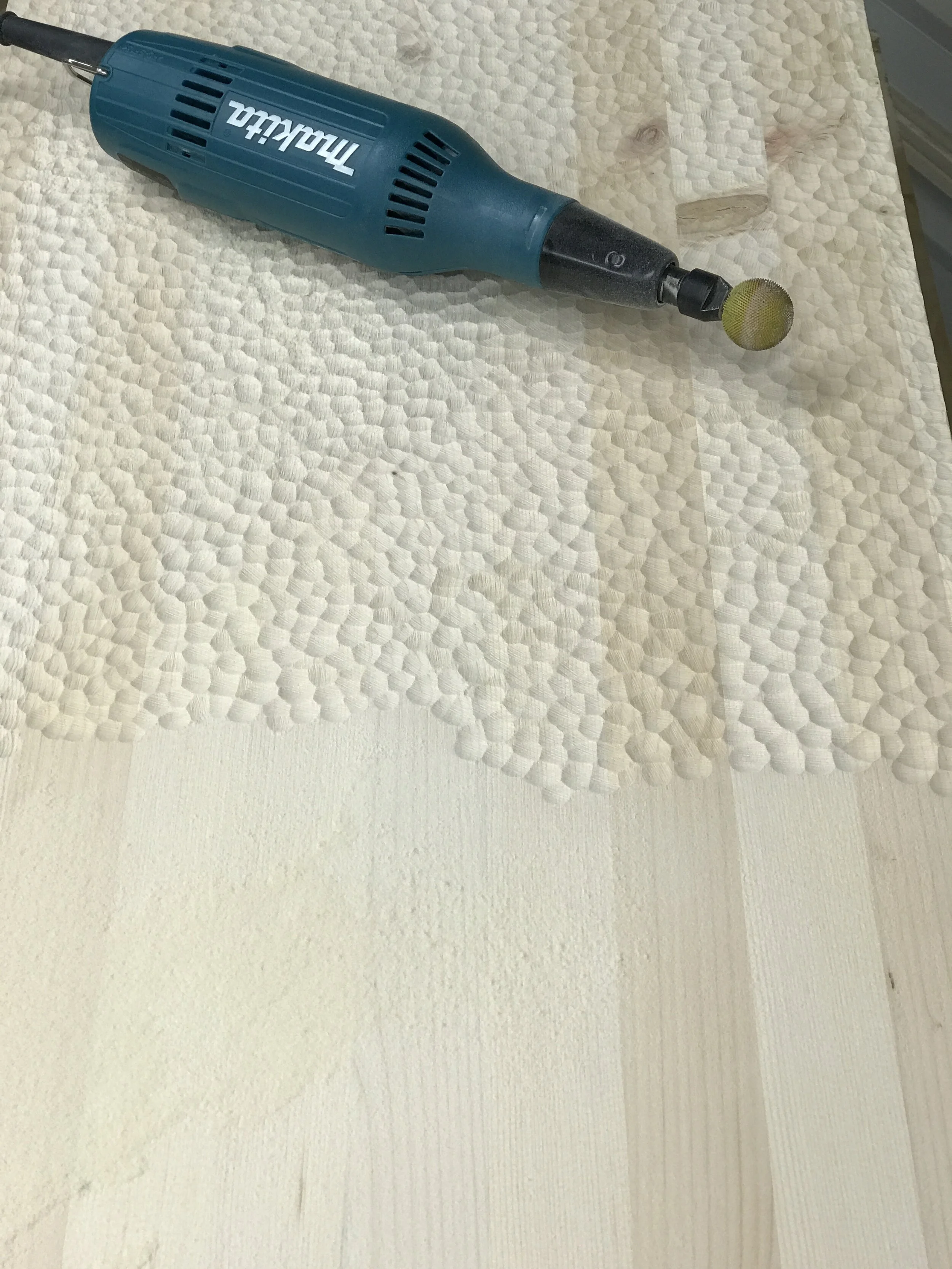Power Carved Textured Storage Bench | With DIY Plans — the Awesome Orange