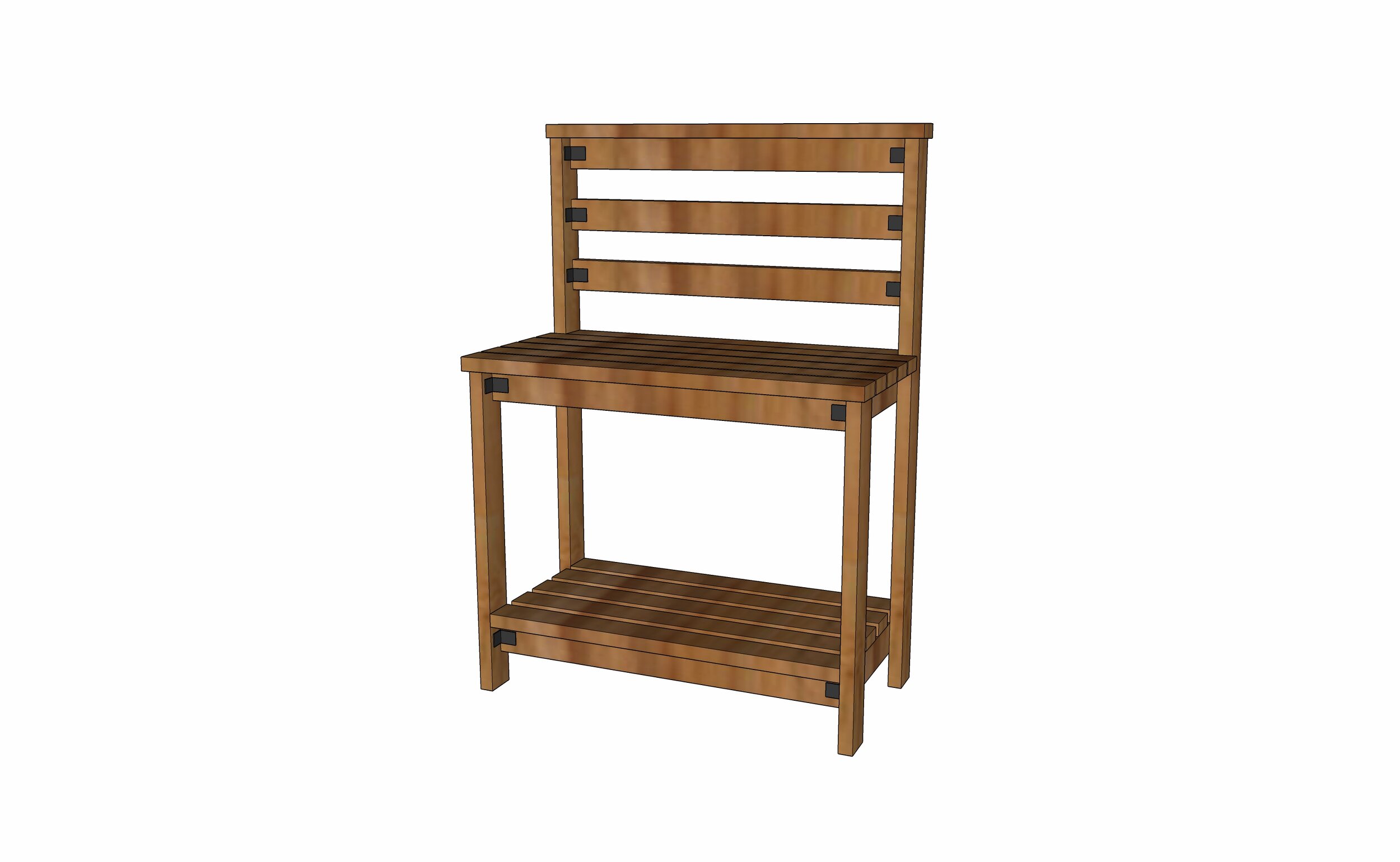 2x4 Potting Bench