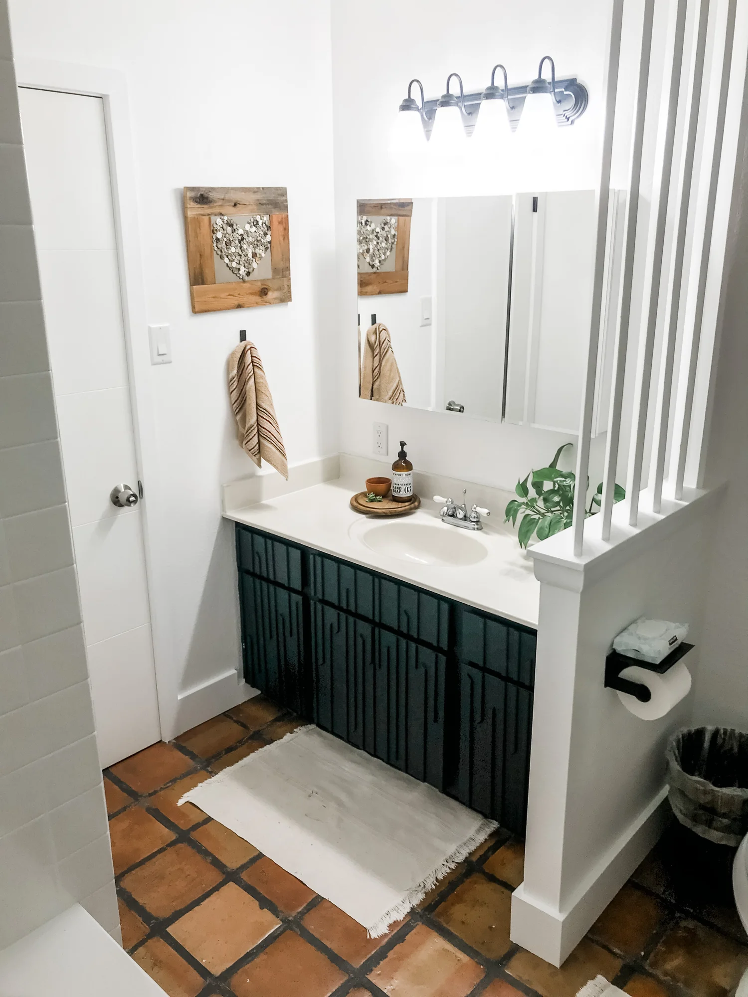 Budget Bathroom Vanity Makeover — the Awesome Orange