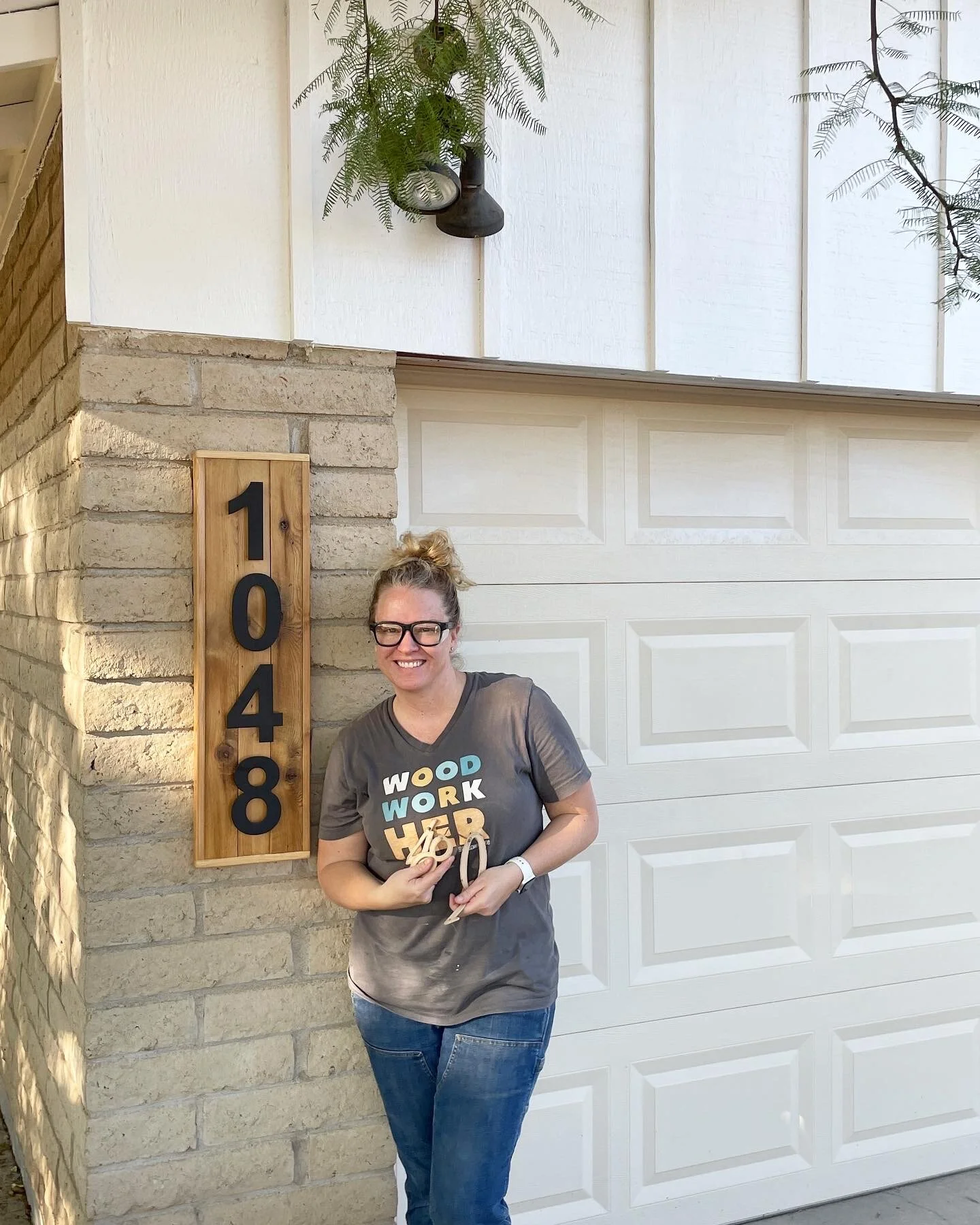 DIY Vertical Address Sign | House Numbers Sign