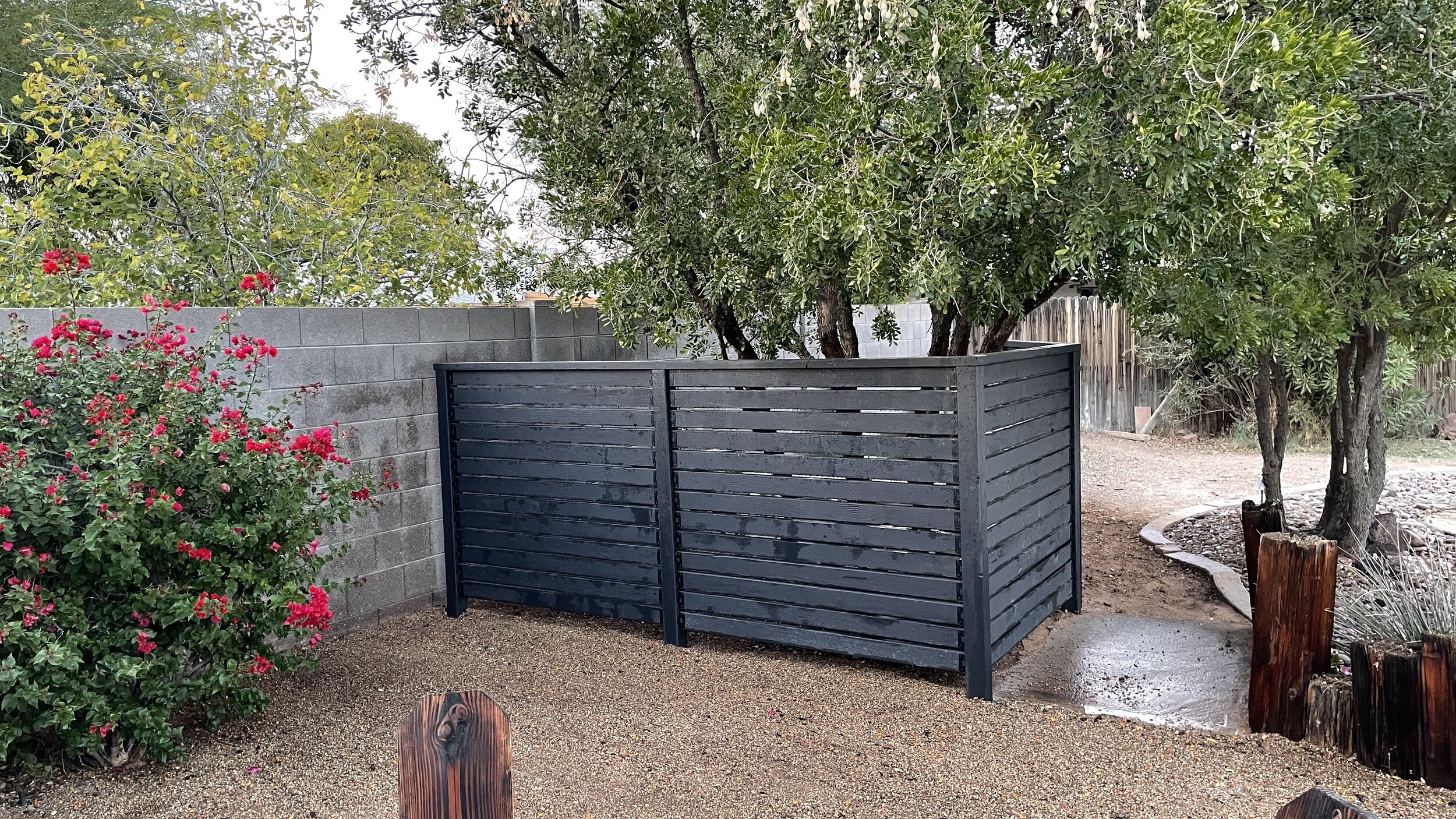 DIY Privacy Fence — the Awesome Orange