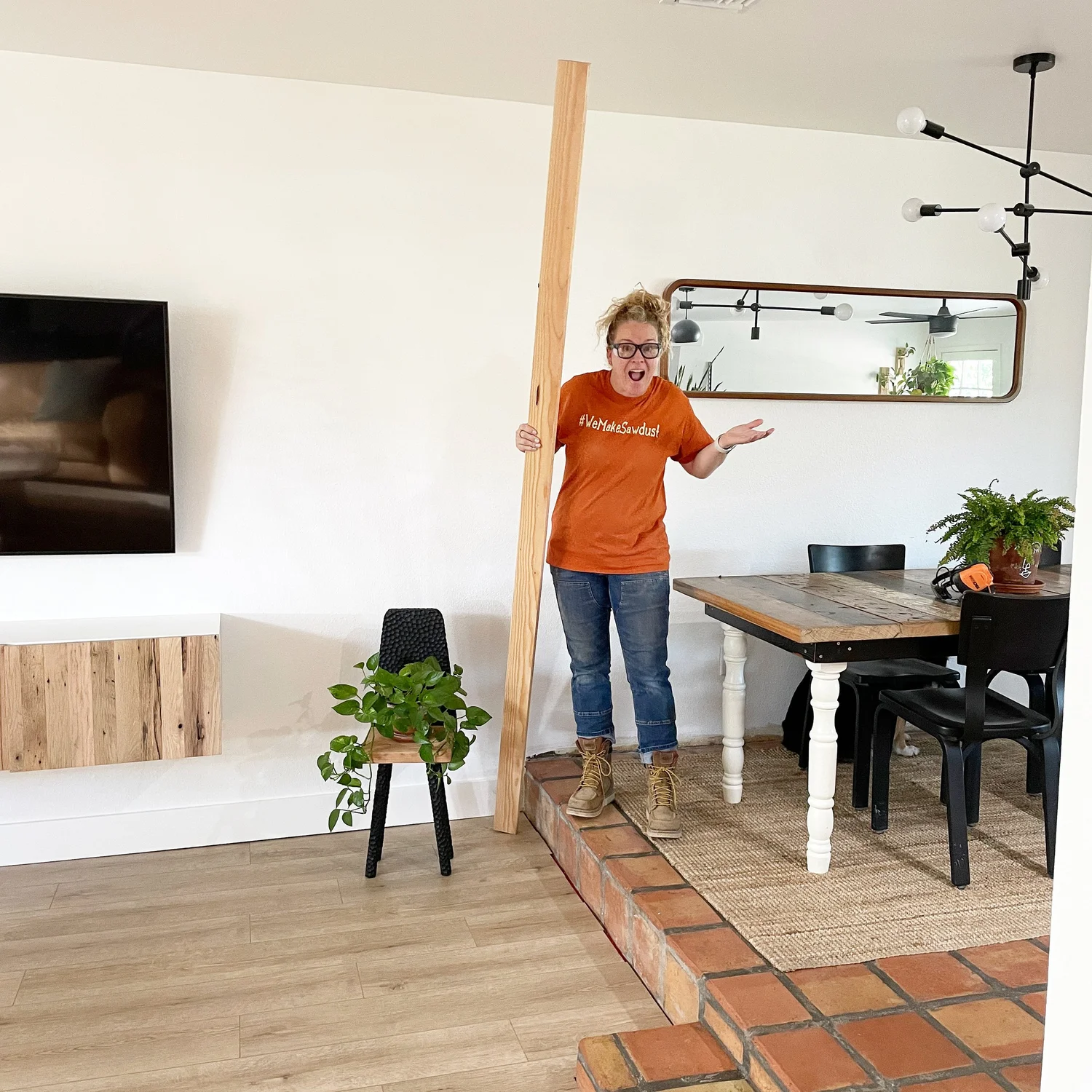 DIY Modern Room Divider — the Awesome Orange