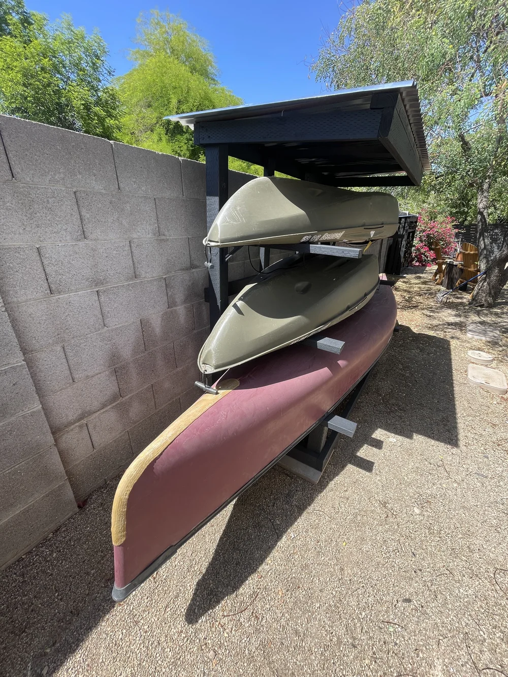 How to Build A Freestanding Kayak/Canoe Rack — the Awesome Orange