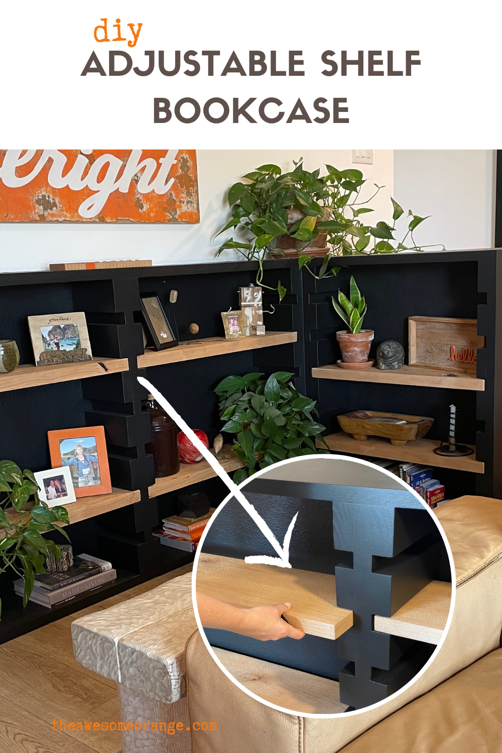 DIY Thick Adjustable Shelves - No Fancy Hardware — the Awesome Orange