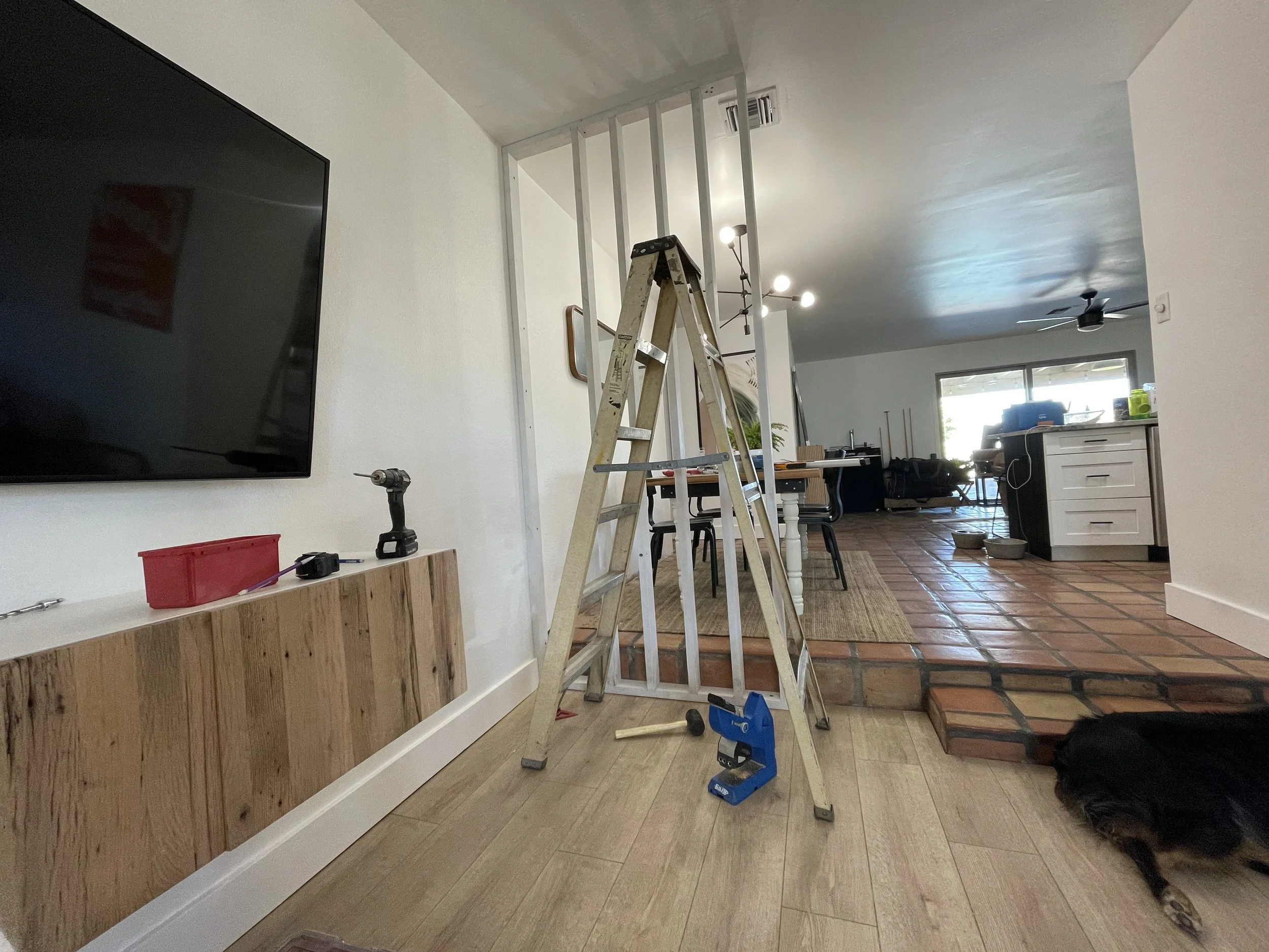 DIY Modern Room Divider — the Awesome Orange