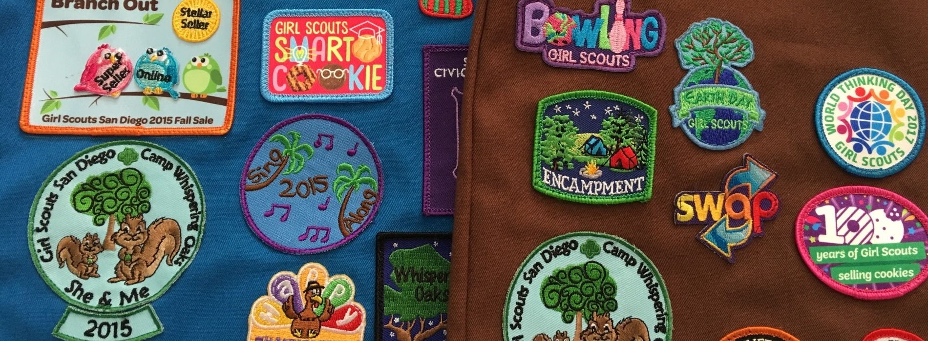 Girl Scout Fun Badge Patch~On Time Registration Clock