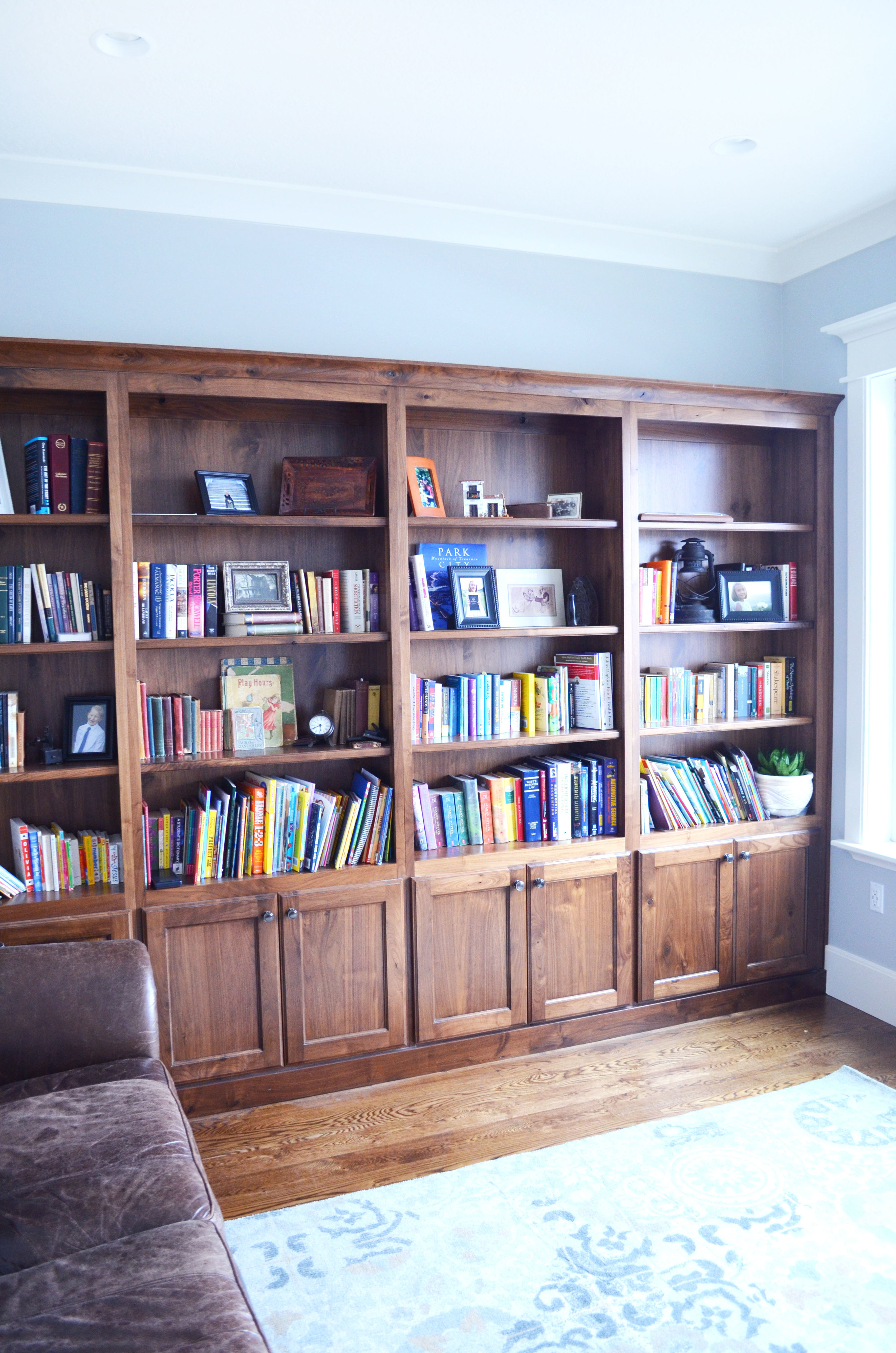 Home Office + Bookcases — Lewis Custom Woodwork LLC | Utah Custom Cabinets
