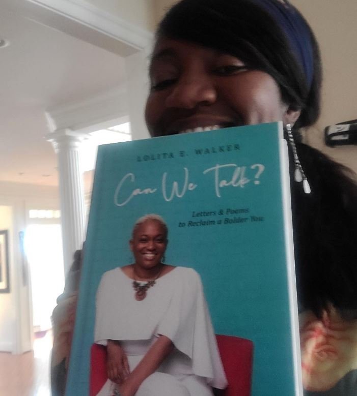 Falisa with Can we talk by author lolita e walker.JPG