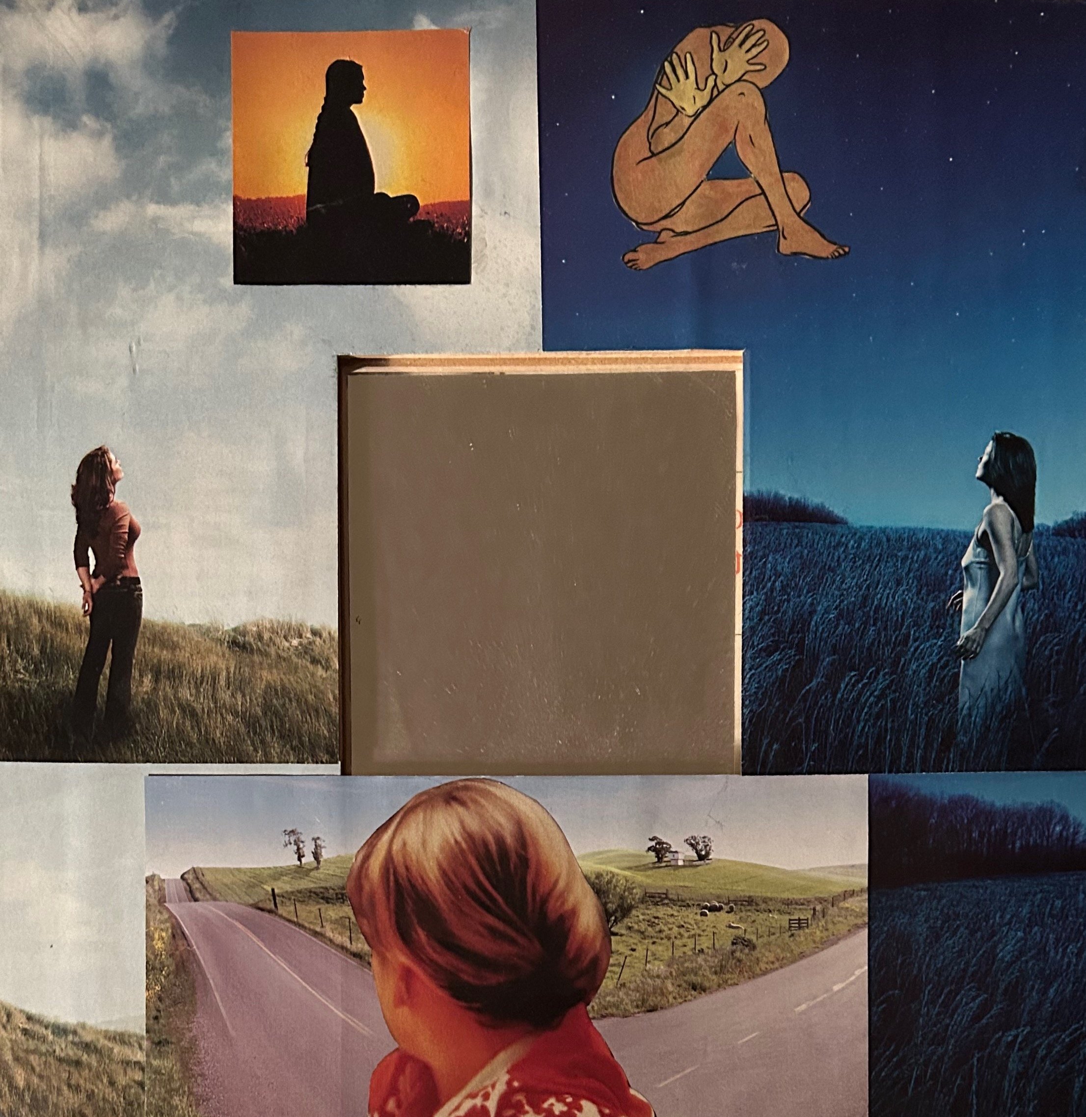 Sundays in the Studio: Collaged and Embellished Mirrors