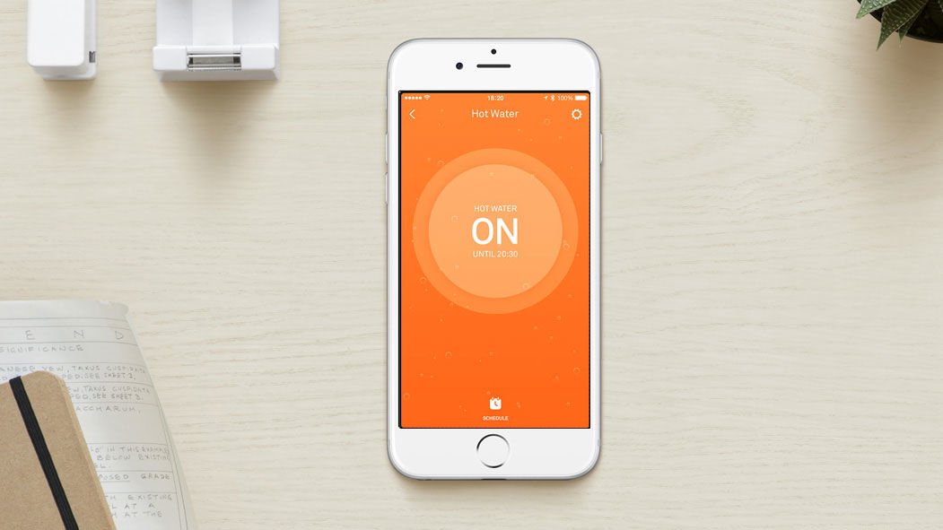 Smart Heating Control Nest Thermostat smart phone app hot water boost