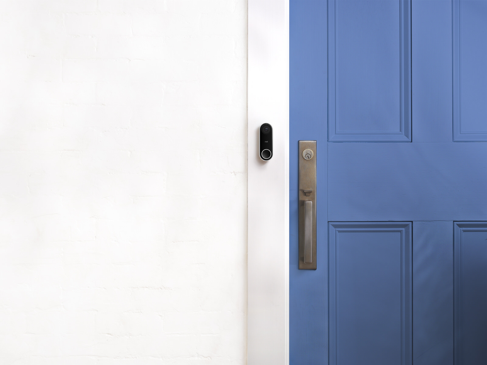Video_Door_Bell_Nest_Blue_Door_White_Wall