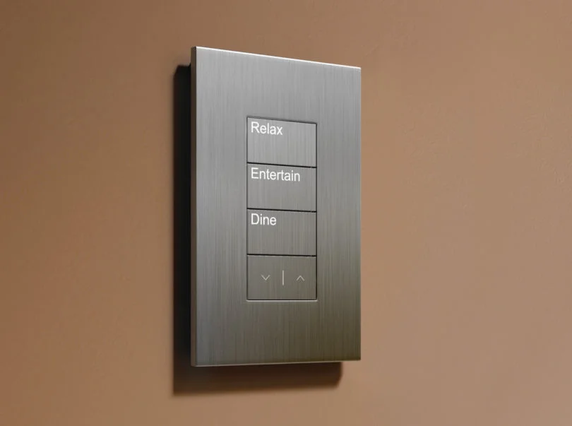 Lutron_Lighting_Palladiom_Keypad_Brown_Wall_Silver_Faceplate_Relax_Entertain_Dine_Buttons_White_Backlit_LED.jpg