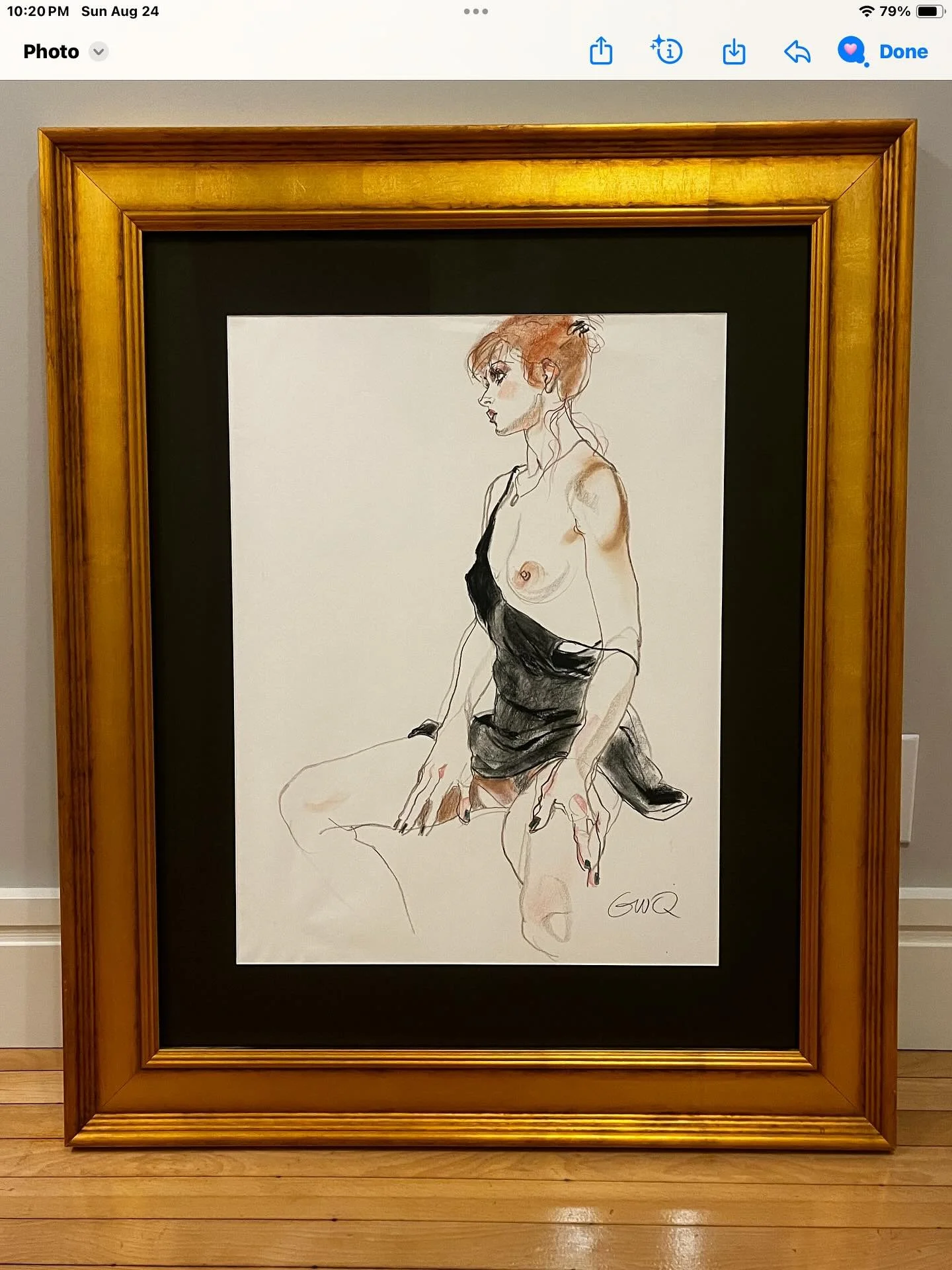 &bull; FRAMED POETRY &bull; we just received this beautiful image from @vulturesculpture 
her husband @paul_shardlow selected the frame and VICKI chose the mat. Absolutely fabulous!
