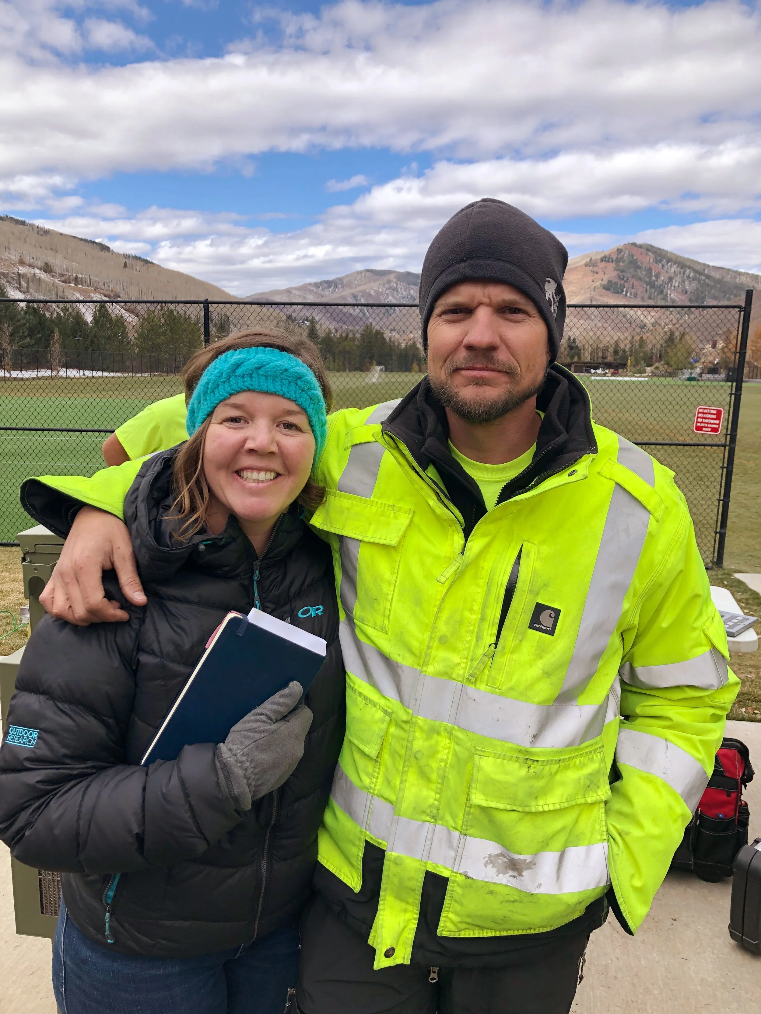 Active Oversight User and myself in the field
