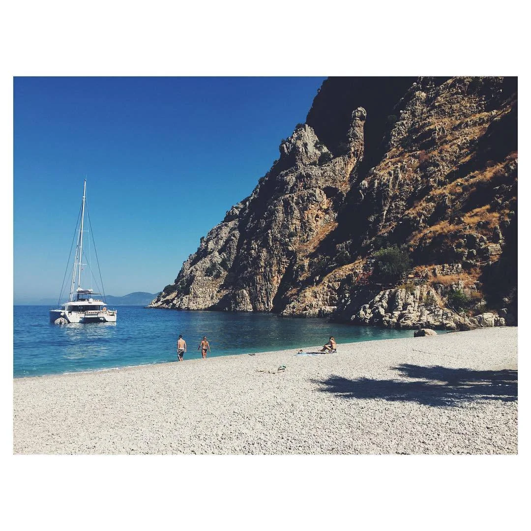 The south beats it all #gulettours #gulet #boats #theglassishalfull #lifeiscolorful #lifeisgood #wisdom #bluesky #clouds #summeroftravel #kas #fetiyeh #butterflyvalley #southturkey #turkey #neveraboringmoment #passionpassport #travelbug #travel #theurbanexpat #instaturkey #instatravel #insta #instabest #instagood #vsco #vscocam #vscobest #vscotravel #vscoturkey #mytinyatlas #TellOn #liveby #WidenYourWorld #LoveFromTurkey @turkishairlines (at Butterfly Valley, Uzunyurt Koyu)