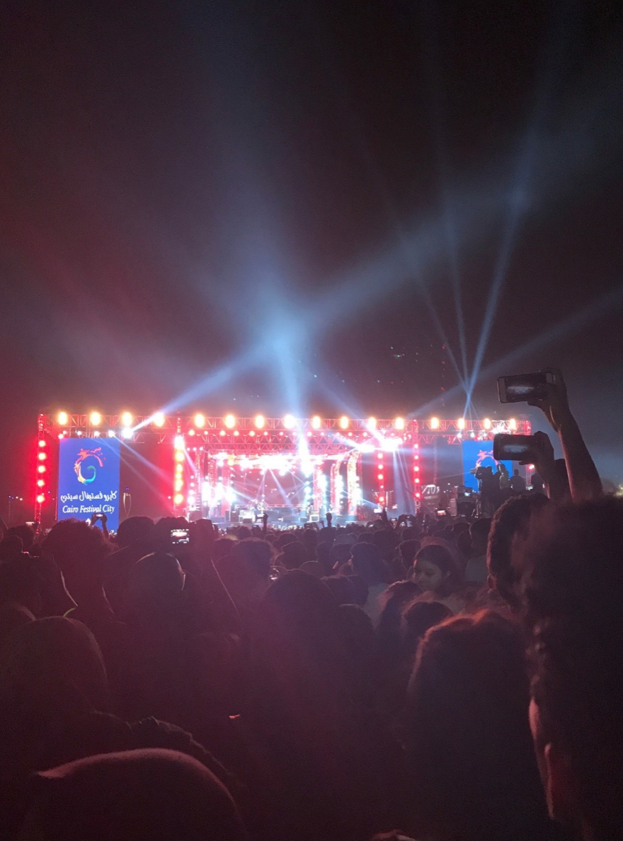 Mashrou’ Leila’s September concert in Cairo. 