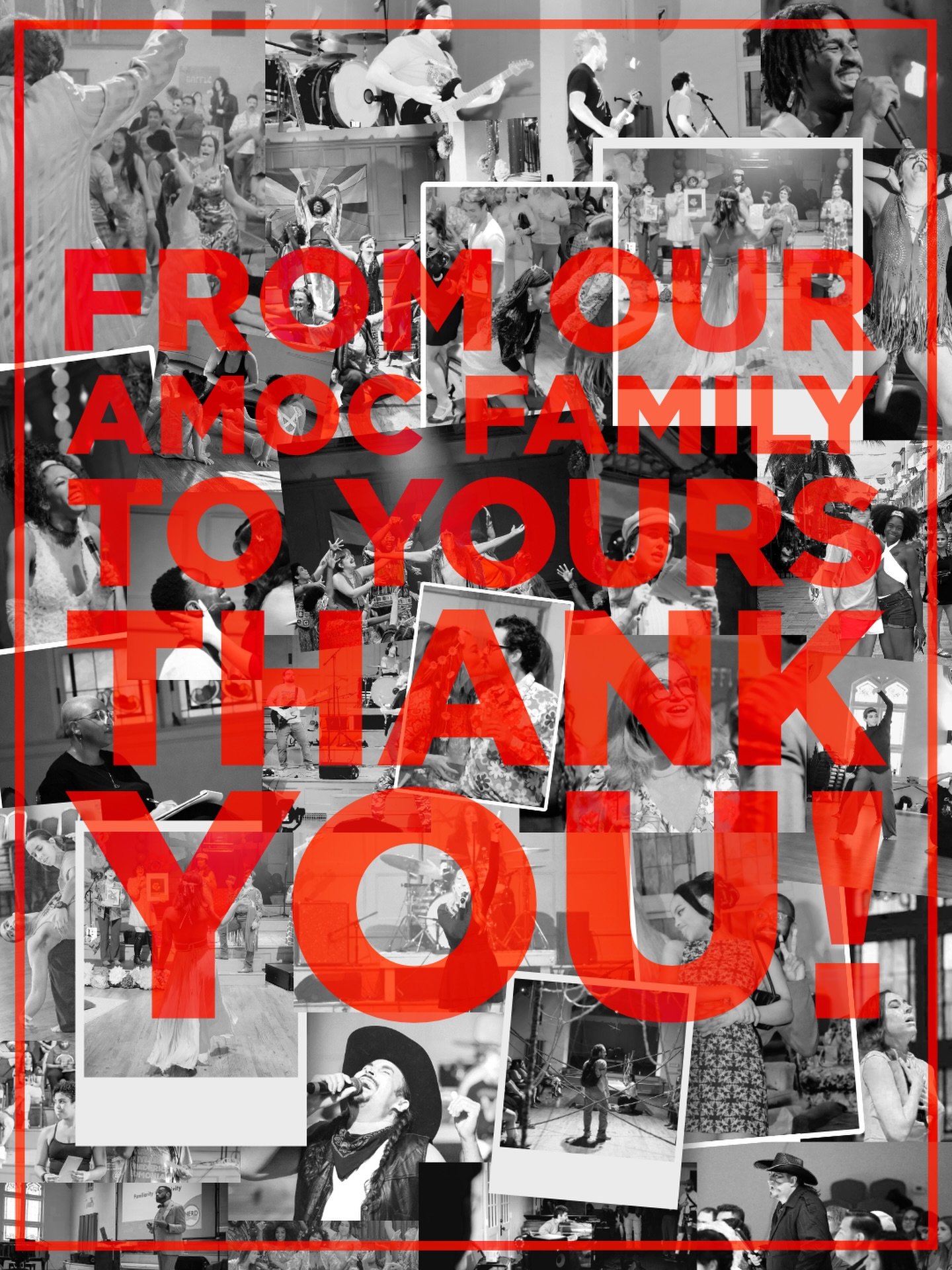 To all the folks who shared, supported, and developed their artistry, to the almost six thousand people who stepped into AMOC this year, thank you. You made this place feel alive, and we are grateful for every moment you shared with us. Happy Thanksg