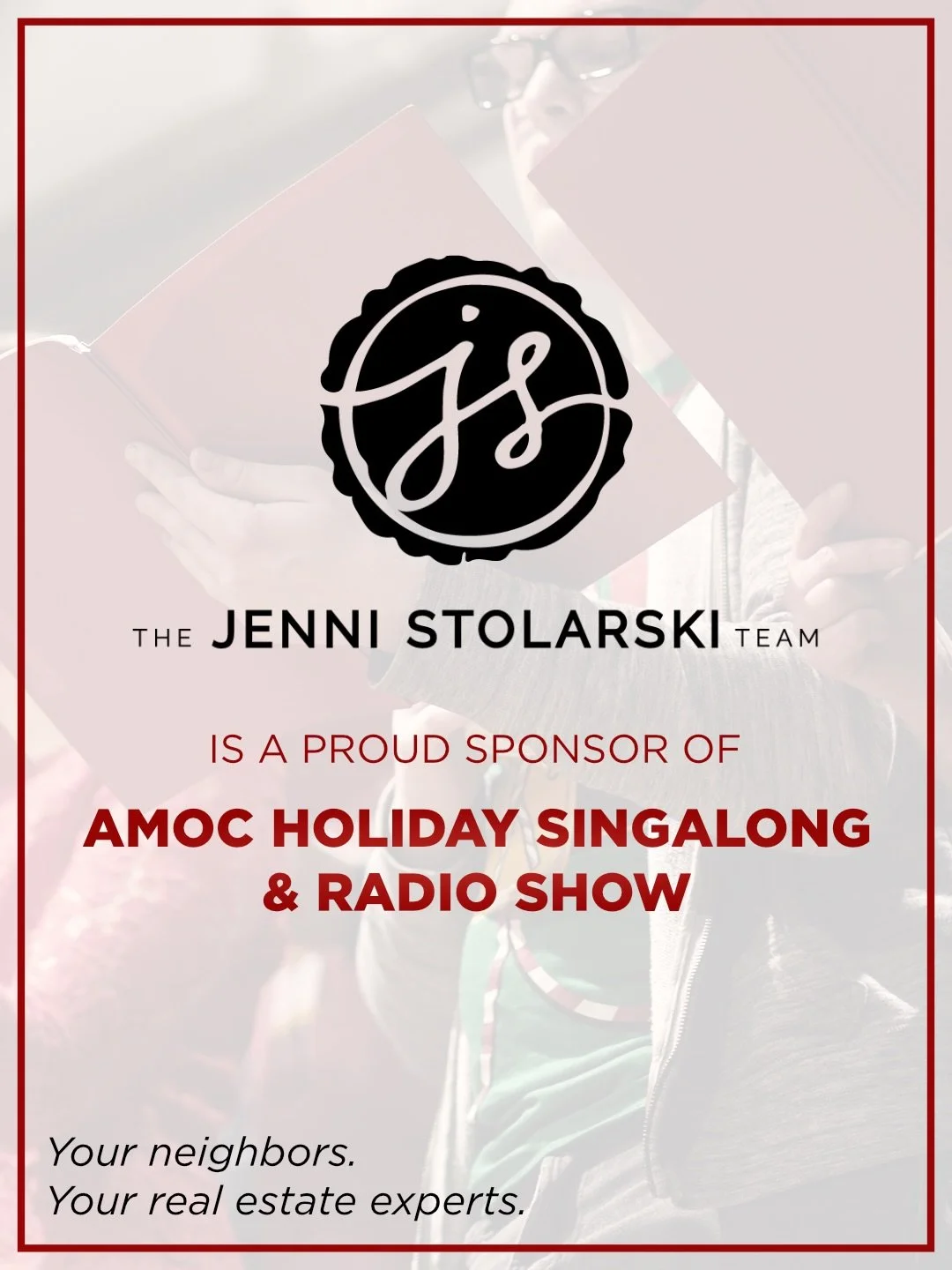 In a neighborhood as spirited as Oak Cliff, it means something when local business owners help lift up the community. We are thrilled to share that The Jenni Stolarski Team is sponsoring this year&rsquo;s AMOC Holiday Singalong and Radio Show for the