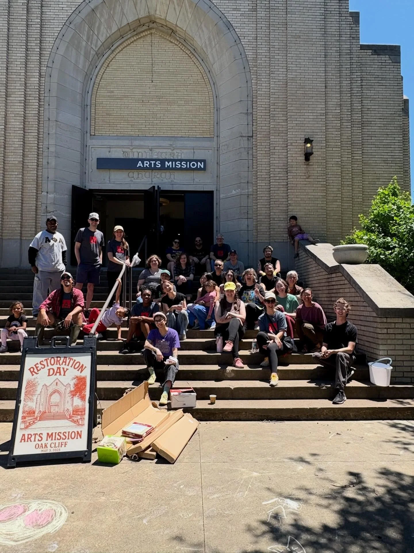 Our community always shows up for each other.

Restoration Day is around the corner and we&rsquo;re so excited to get together, roll up our sleeves, and care for and refresh Arts Mission Oak Cliff with you. 

See you there. Link in bio.