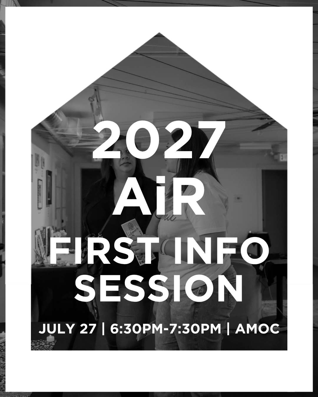 Artist-in-Residence (AiR) Info Session
