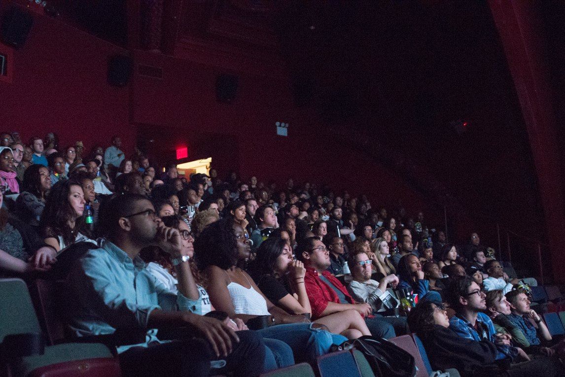 Nigerian film director Iquo B. Essien screens New York, I Love You at the New Voices in Black Cinema Festival at Brooklyn Academy of Music.