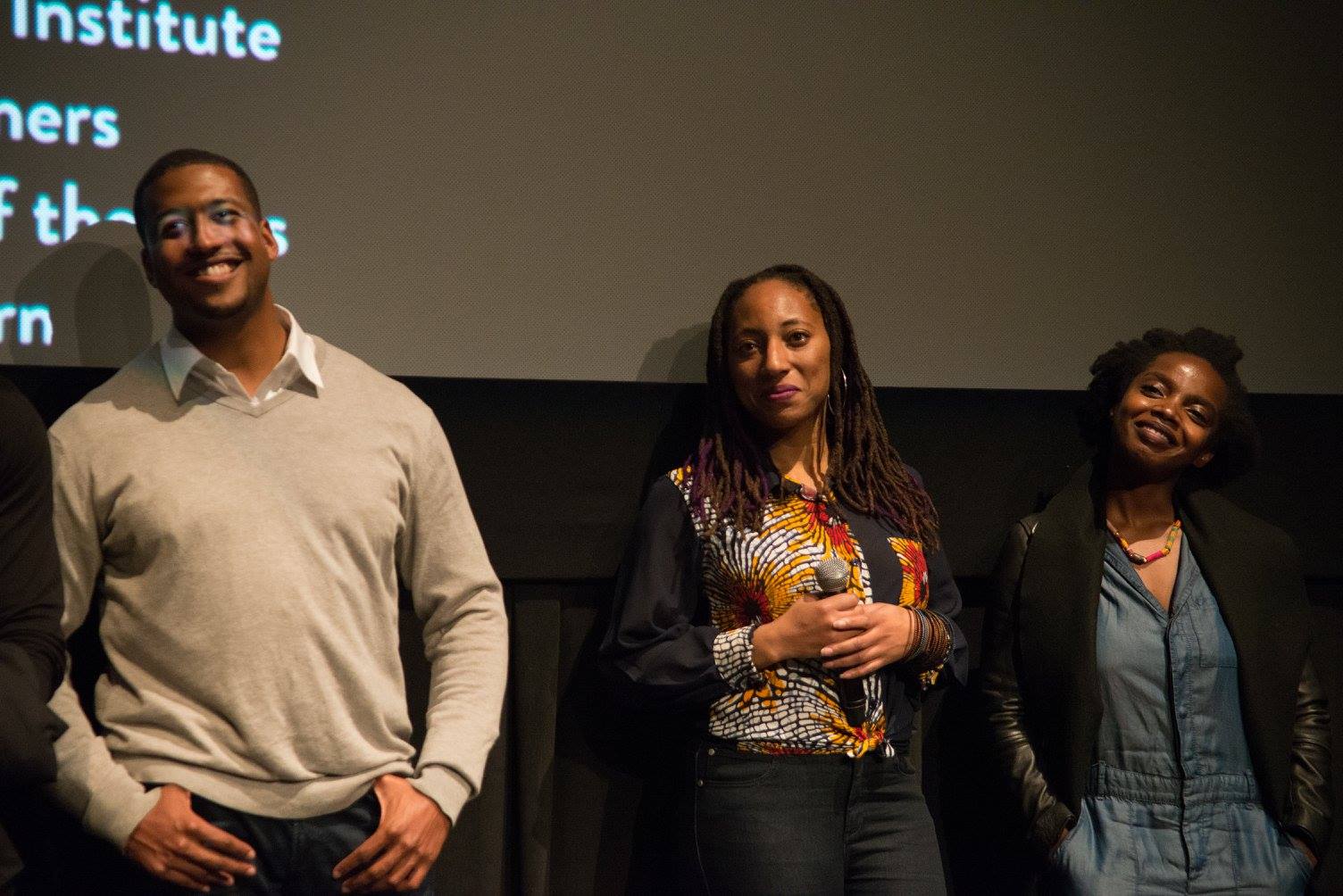 Nigerian film director Iquo B. Essien screens New York, I Love You at the New Voices in Black Cinema Festival at Brooklyn Academy of Music. The film screened with fellow NYU Tisch alum Tahir Jetter's How to Tell You're a Douchebag.