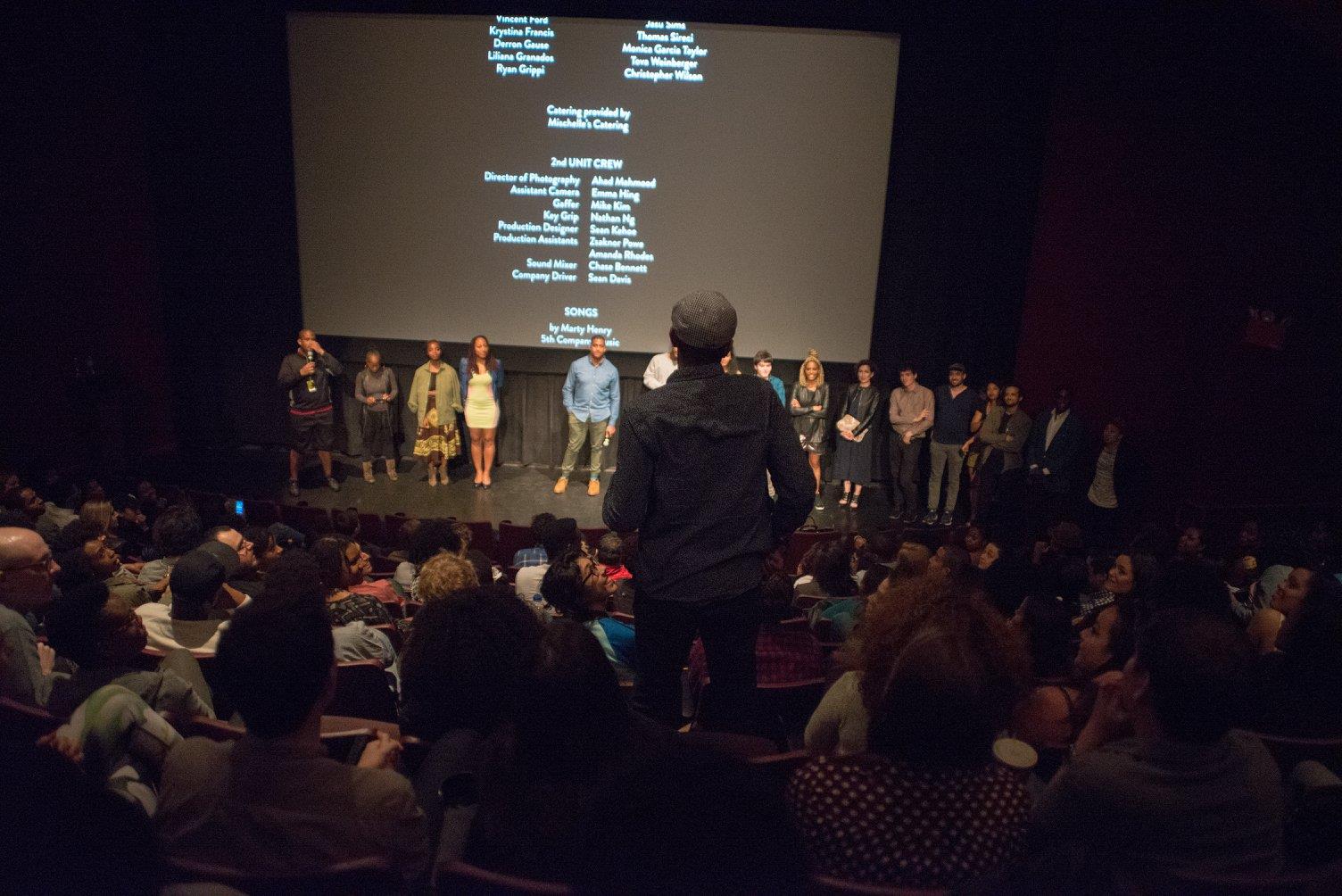 Nigerian film director Iquo B. Essien screens New York, I Love You at the New Voices in Black Cinema Festival at Brooklyn Academy of Music. The film screened with fellow NYU Tisch alum Tahir Jetter's How to Tell You're a Douchebag.