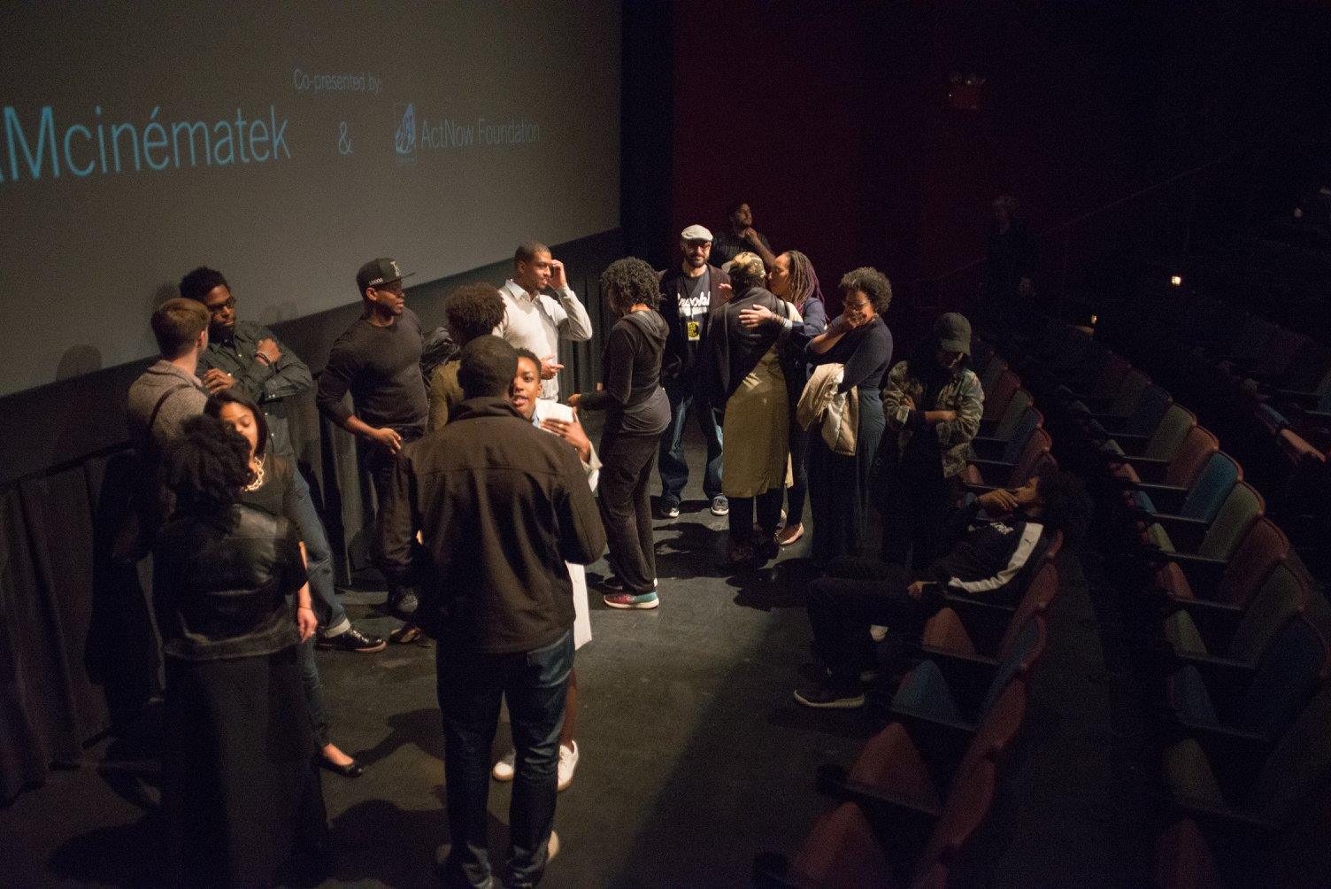Nigerian film director Iquo B. Essien screens New York, I Love You at the New Voices in Black Cinema Festival at Brooklyn Academy of Music. The film screened with fellow NYU Tisch alum Tahir Jetter's How to Tell You're a Douchebag.