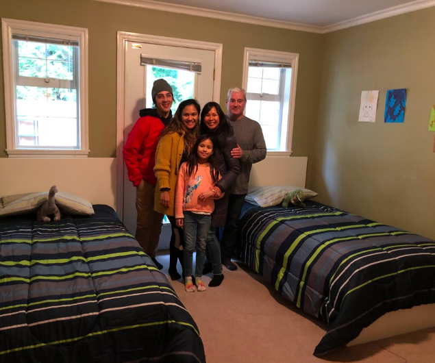 Boys bedroom now rocking it! Mattresses donated and delivered by the Goguen team. Sheets, pillows, mattress and pillow protecters from Nadine Shepard and Duvet and sheets from Mara Sinclair and family.