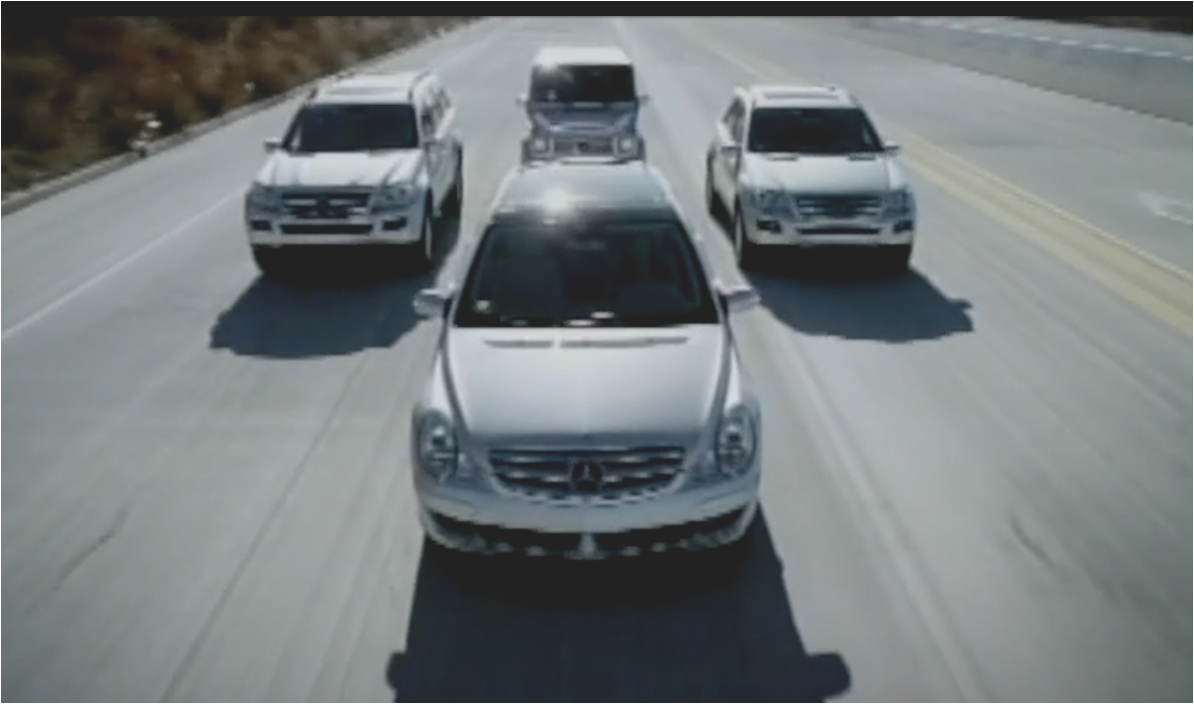 Mercedes Formation Driving