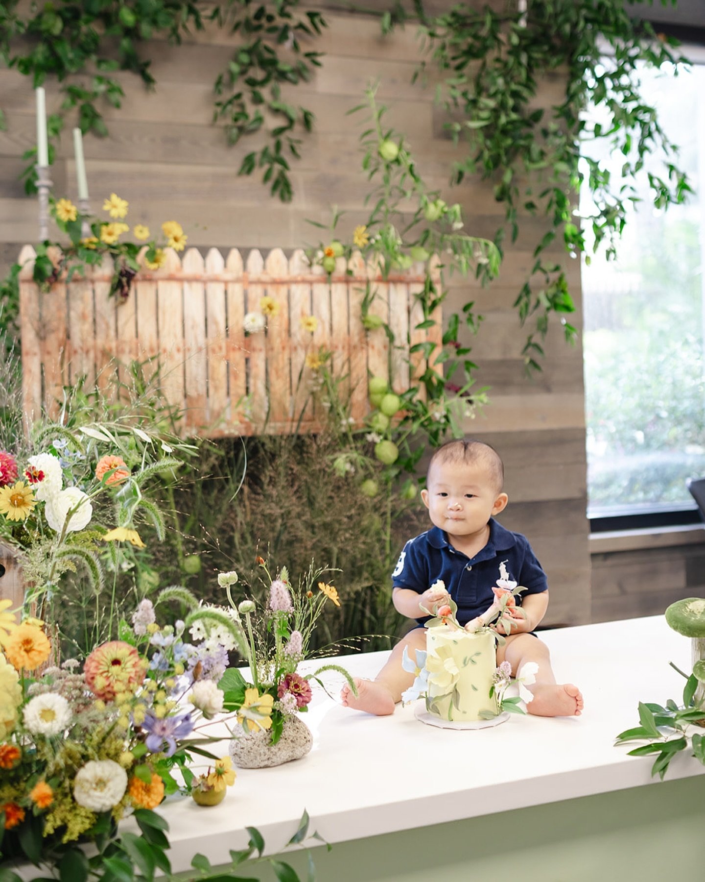 Celebrated sweet Wesley&rsquo;s first birthday 💚 

#dohl #돌 #dohljanchi #돌잔치 #1stbirthdayparty