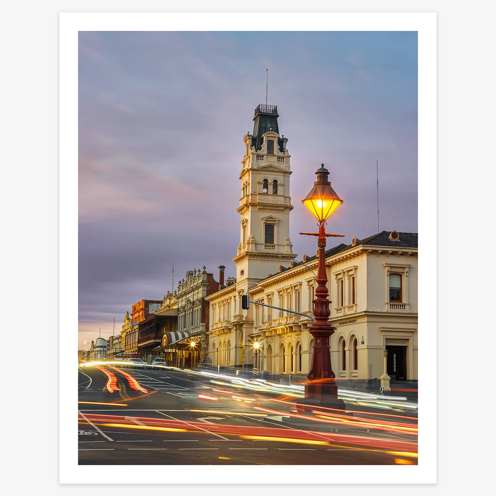 Lydiard St Nth at night - 16" x 20" 20mm border - square.jpg