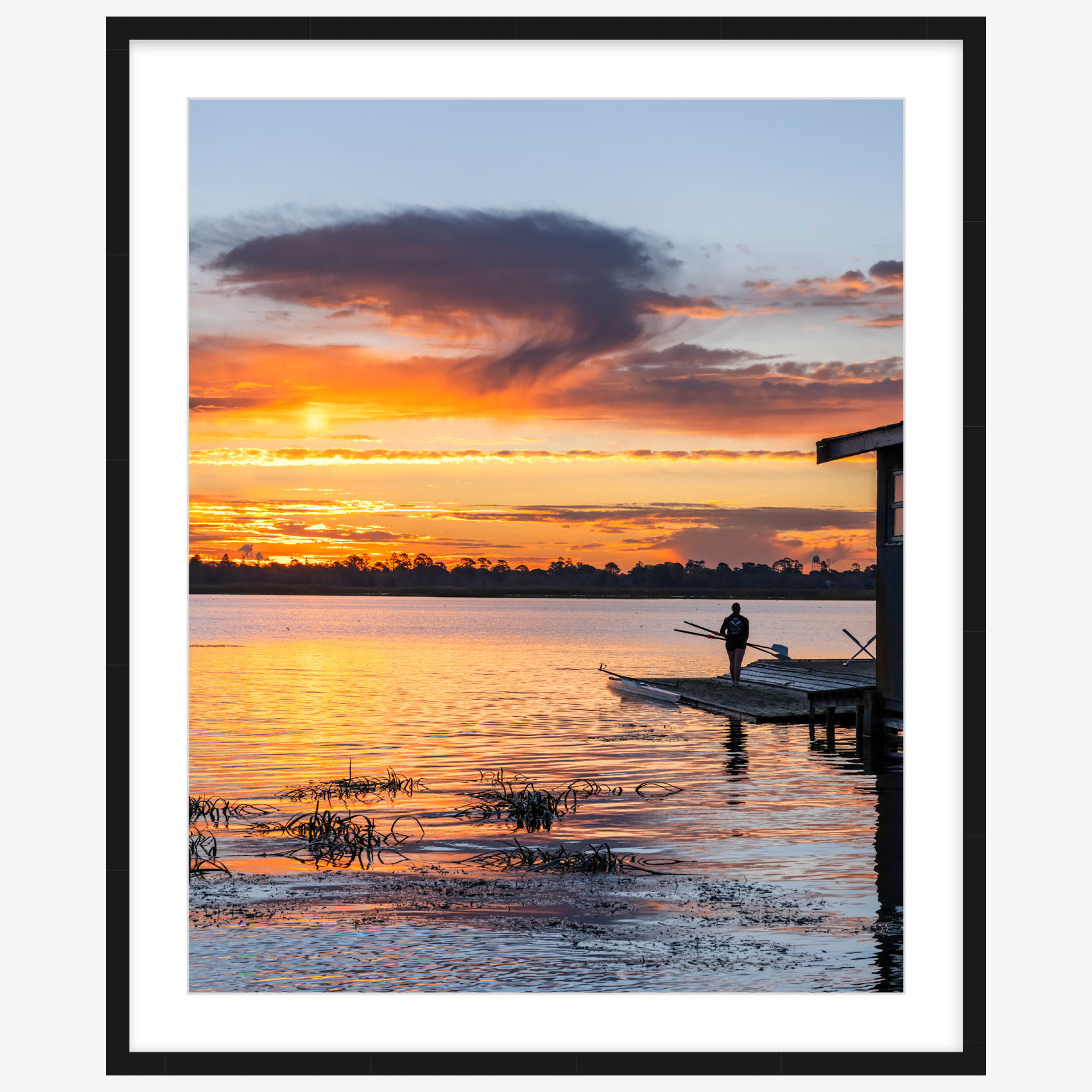 Sunset Rower - 24" x 30" black.png