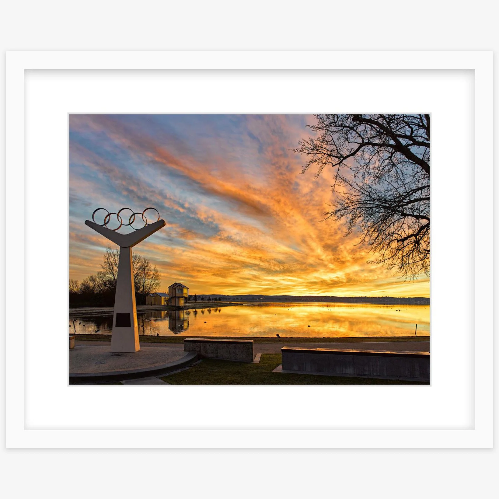 1956 Olympics Rowing & Canoeing Monument - 12" x 16" Lennon Slim - square.jpg