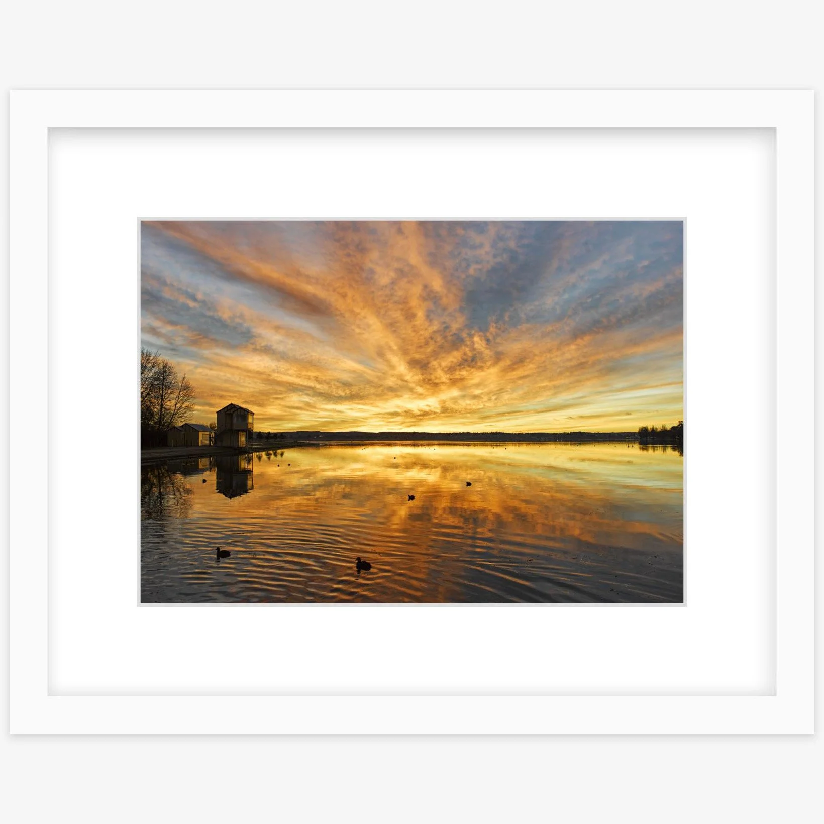 Lake Wendouree sunrise - 210mm x 297mm white - square.jpg