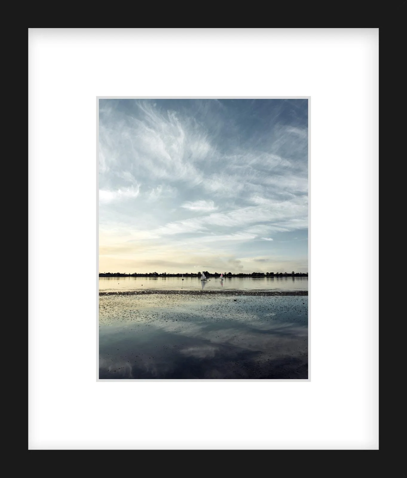Lake Wendouree 48 - 6" x 8" black.jpg