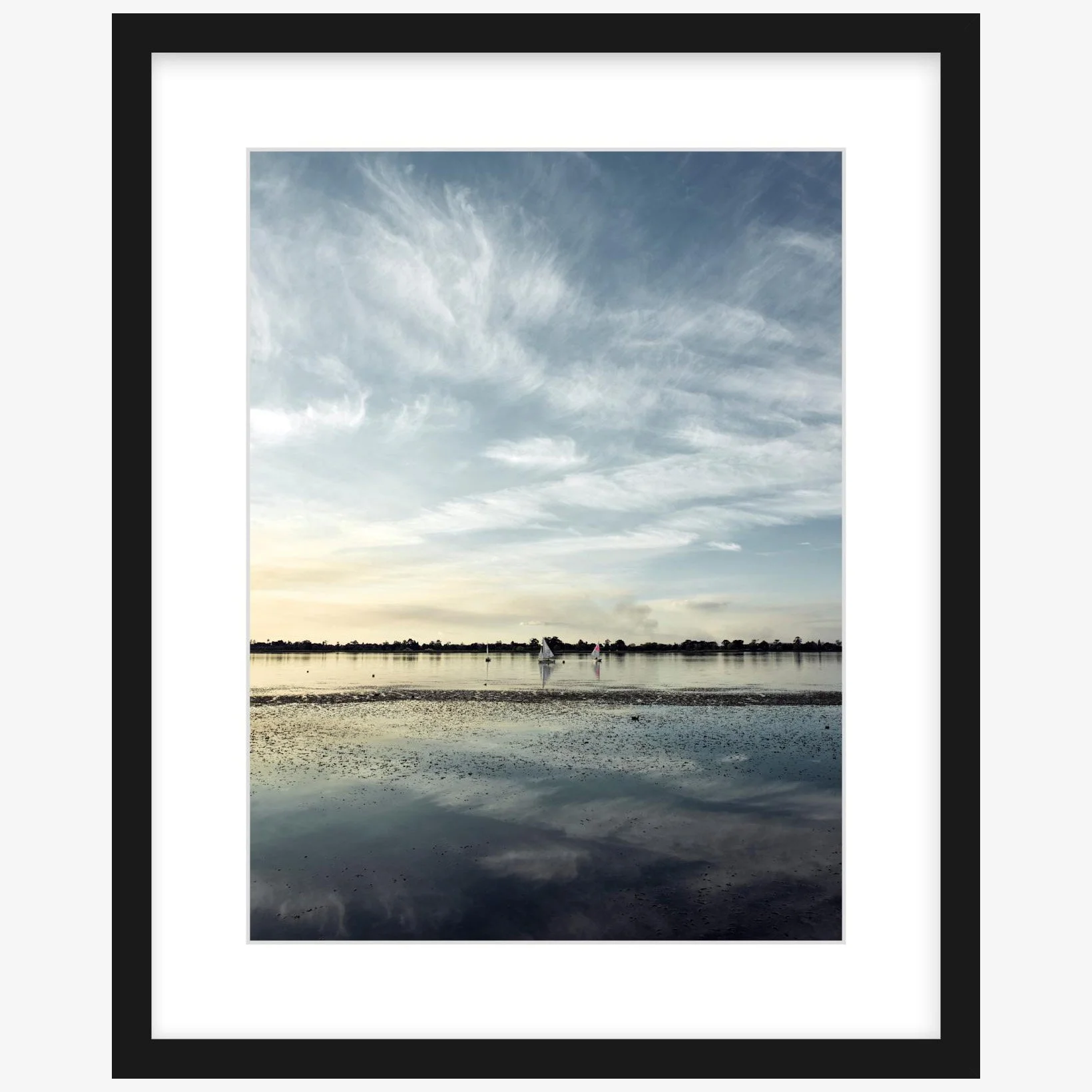 Lake Wendouree 48 - 12" x 16" black - square.jpg