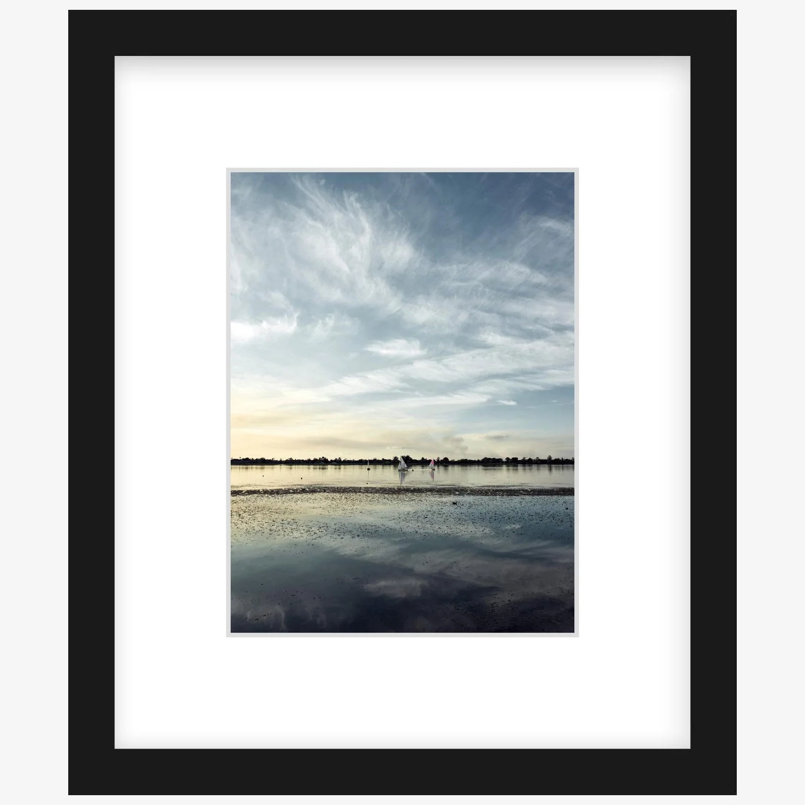 Lake Wendouree 48 - 6" x 8" black - square.jpg