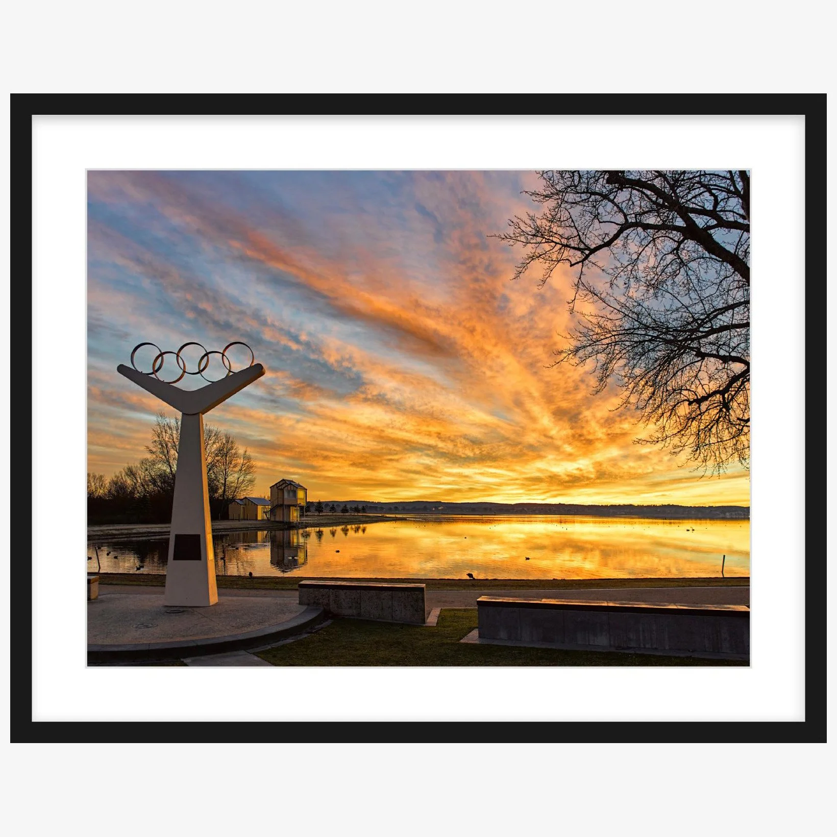 1956 Olympics Rowing & Canoeing Monument - 18" x 24" black - square.jpg