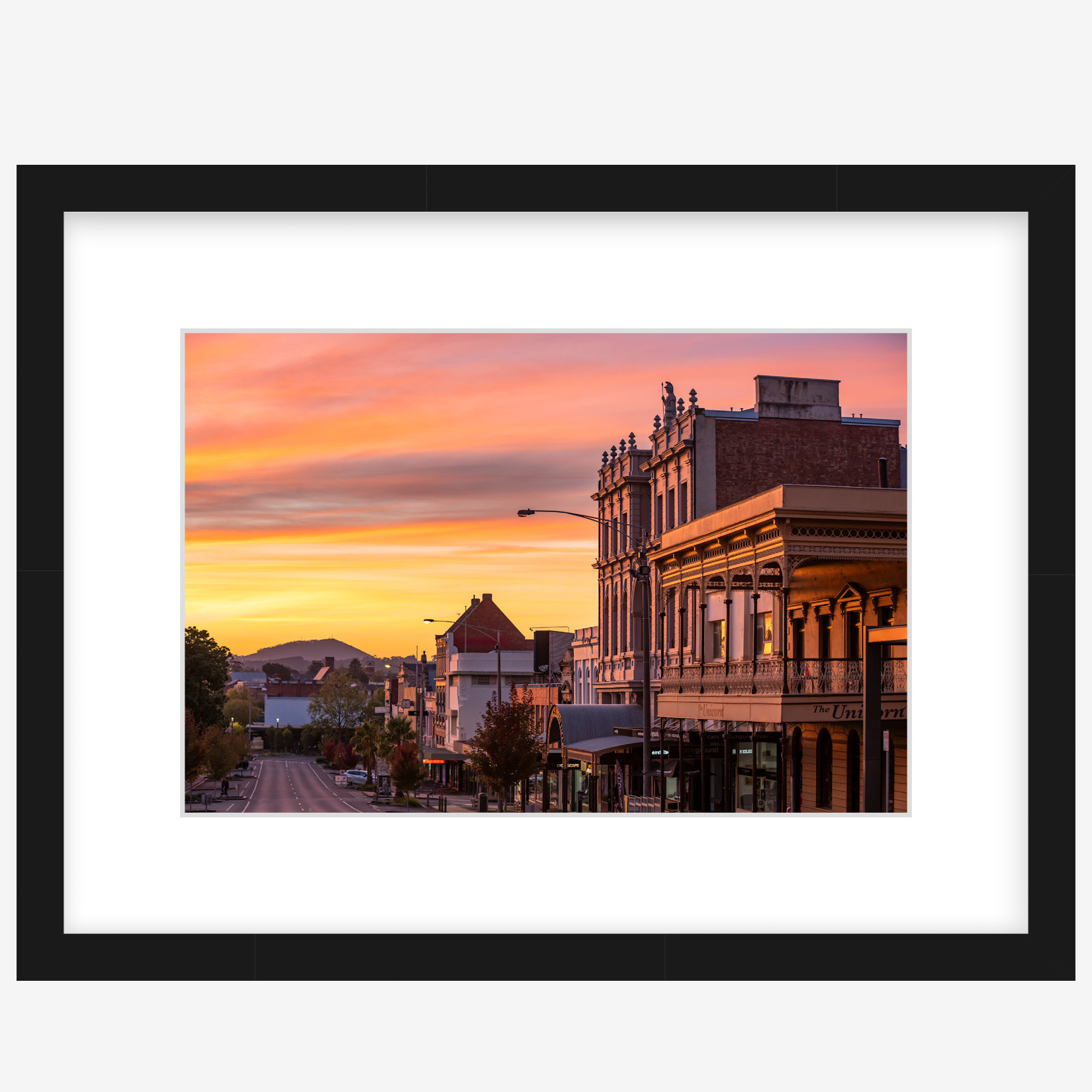 Dawn over Minerva - 12" x 8" black.png