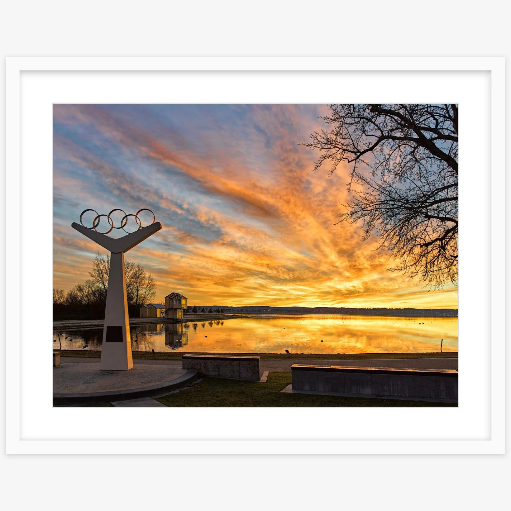 1956 Olympics Rowing & Canoeing Monument - 18" x 24" white - square.jpg