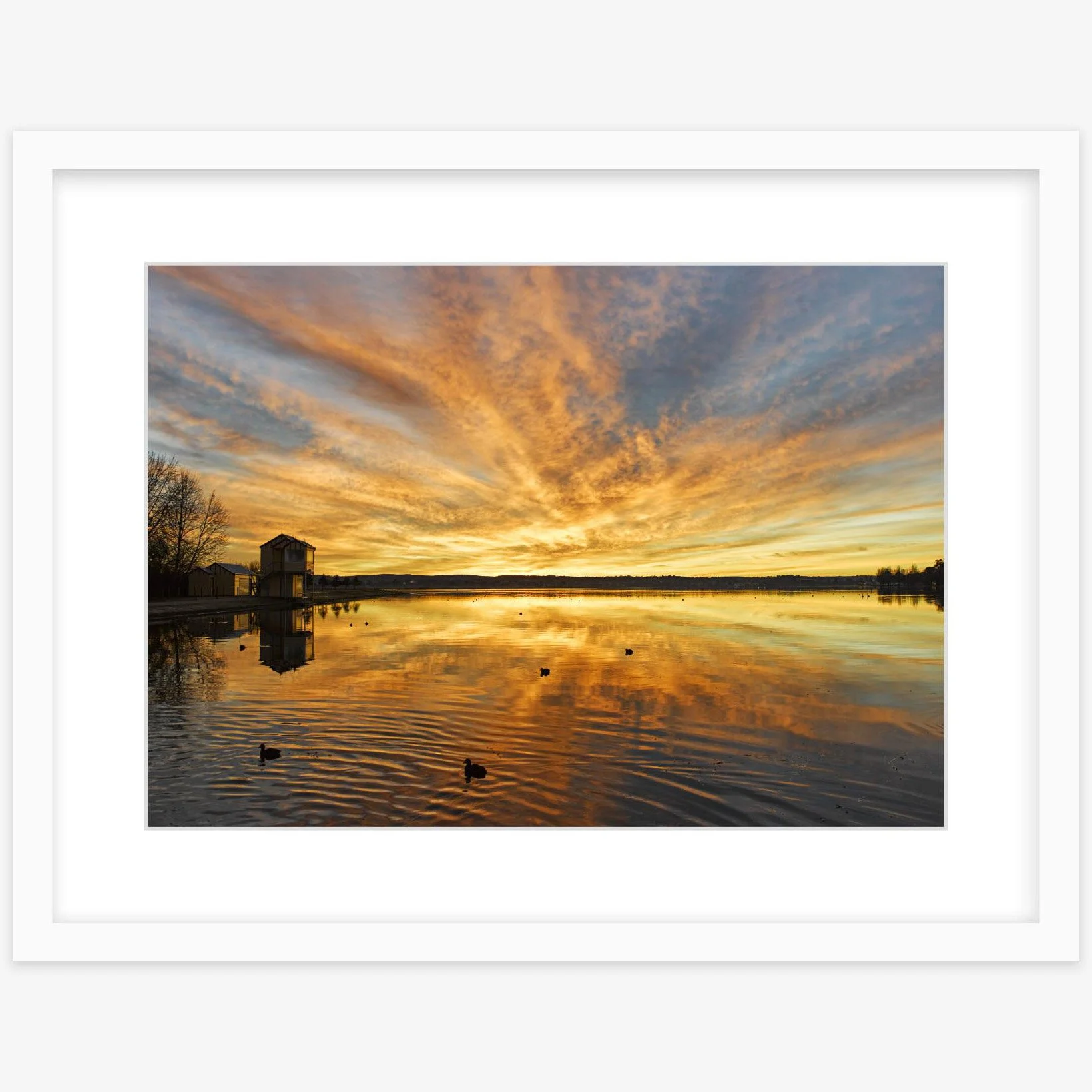 Lake Wendouree sunrise - 297mm x 420mm white - square.jpg