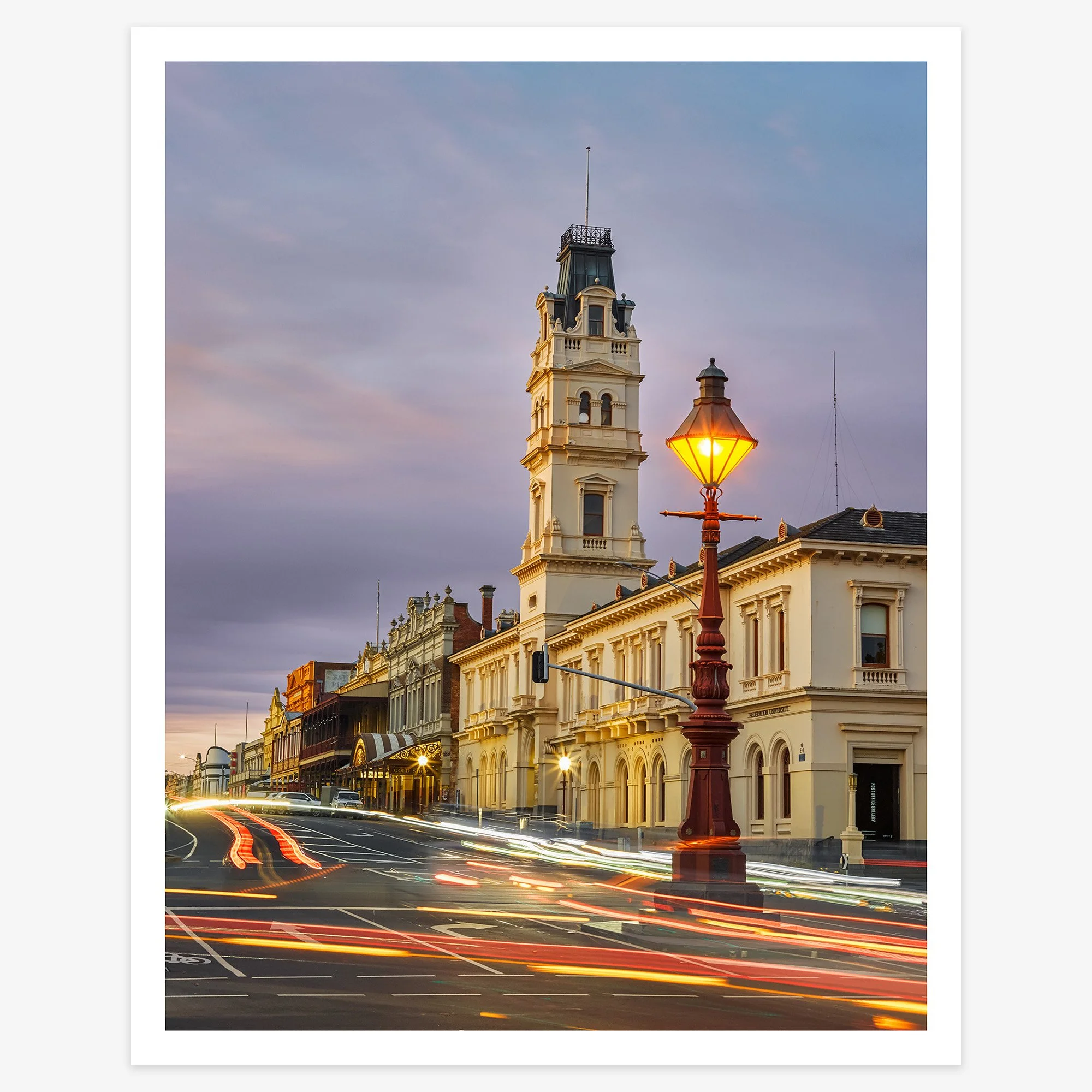 Lydiard St Nth at night - 24" x 30" 25mm border - square.jpg