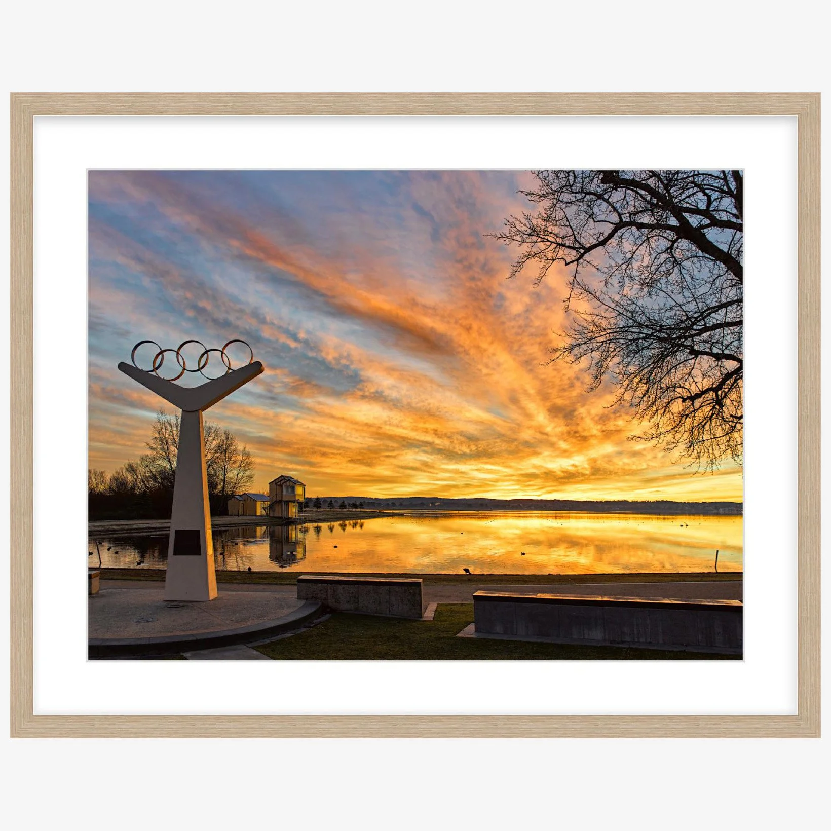 1956 Olympics Rowing & Canoeing Monument - 18" x 24" wood - square.jpg