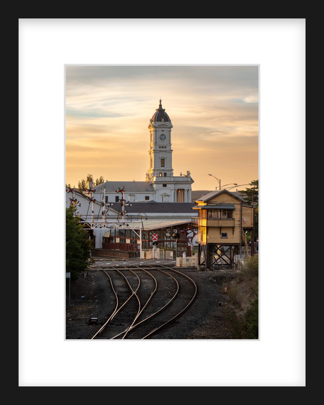 First Light at Ballarat Railway Station - A4 black.jpg