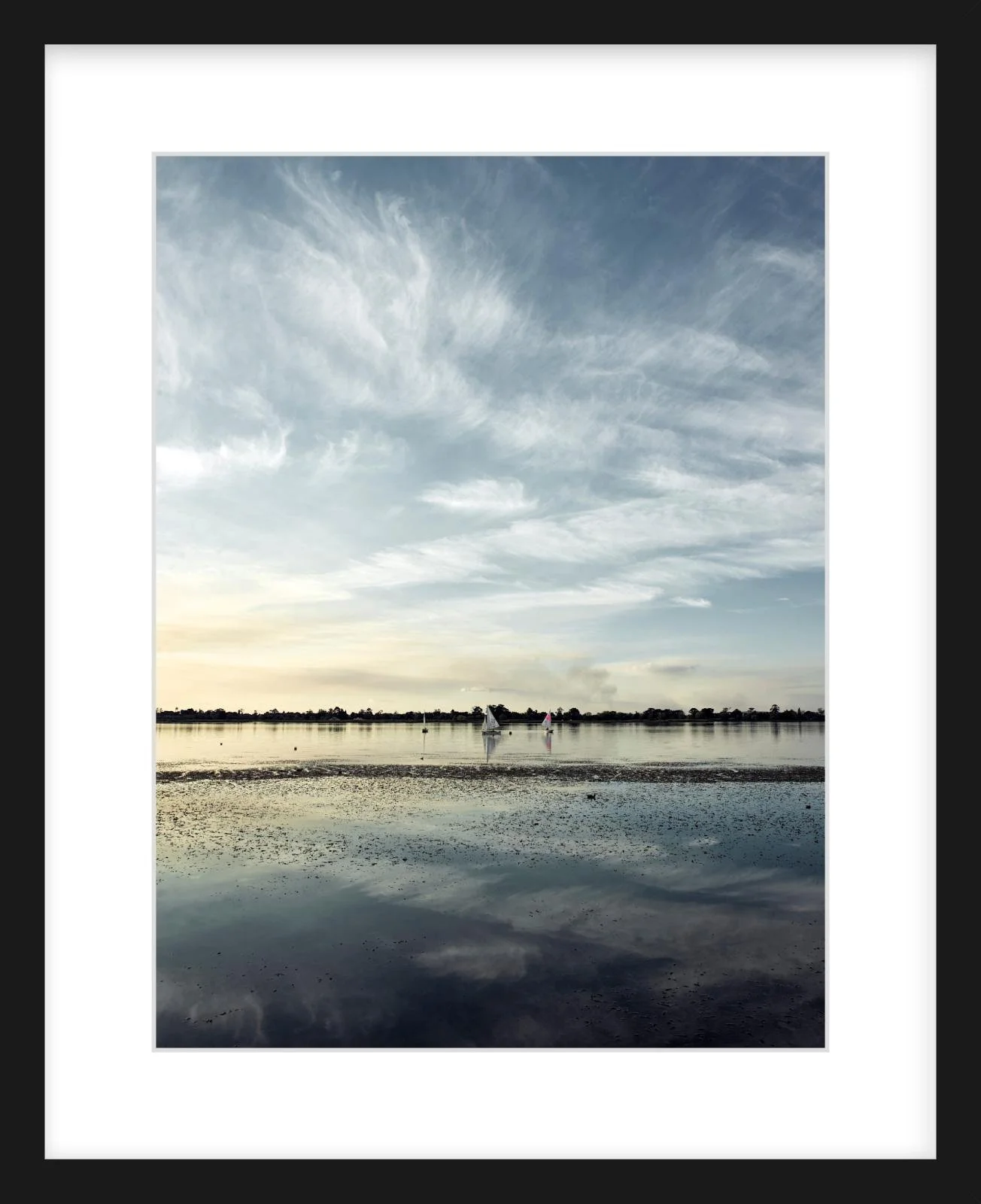 Lake Wendouree 48 - 12" x 16" black.jpg
