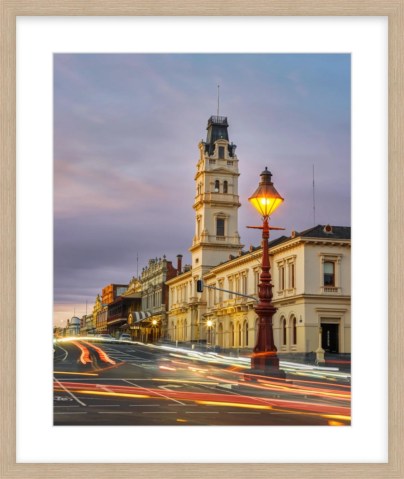 Lydiard St Nth at night - 16" x 20" natural.jpg